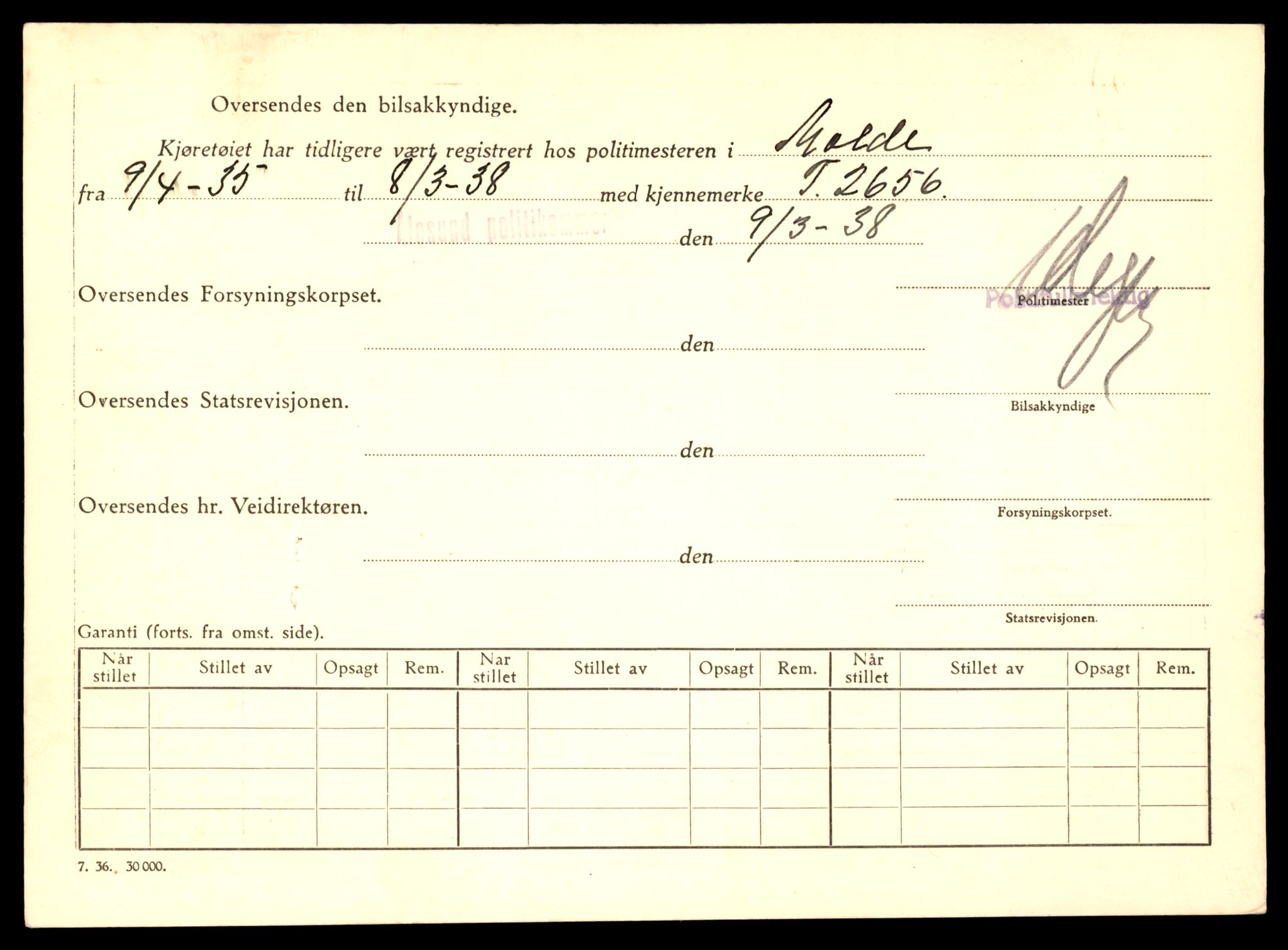 Møre og Romsdal vegkontor - Ålesund trafikkstasjon, AV/SAT-A-4099/F/Fe/L0008: Registreringskort for kjøretøy T 747 - T 894, 1927-1998, s. 2703