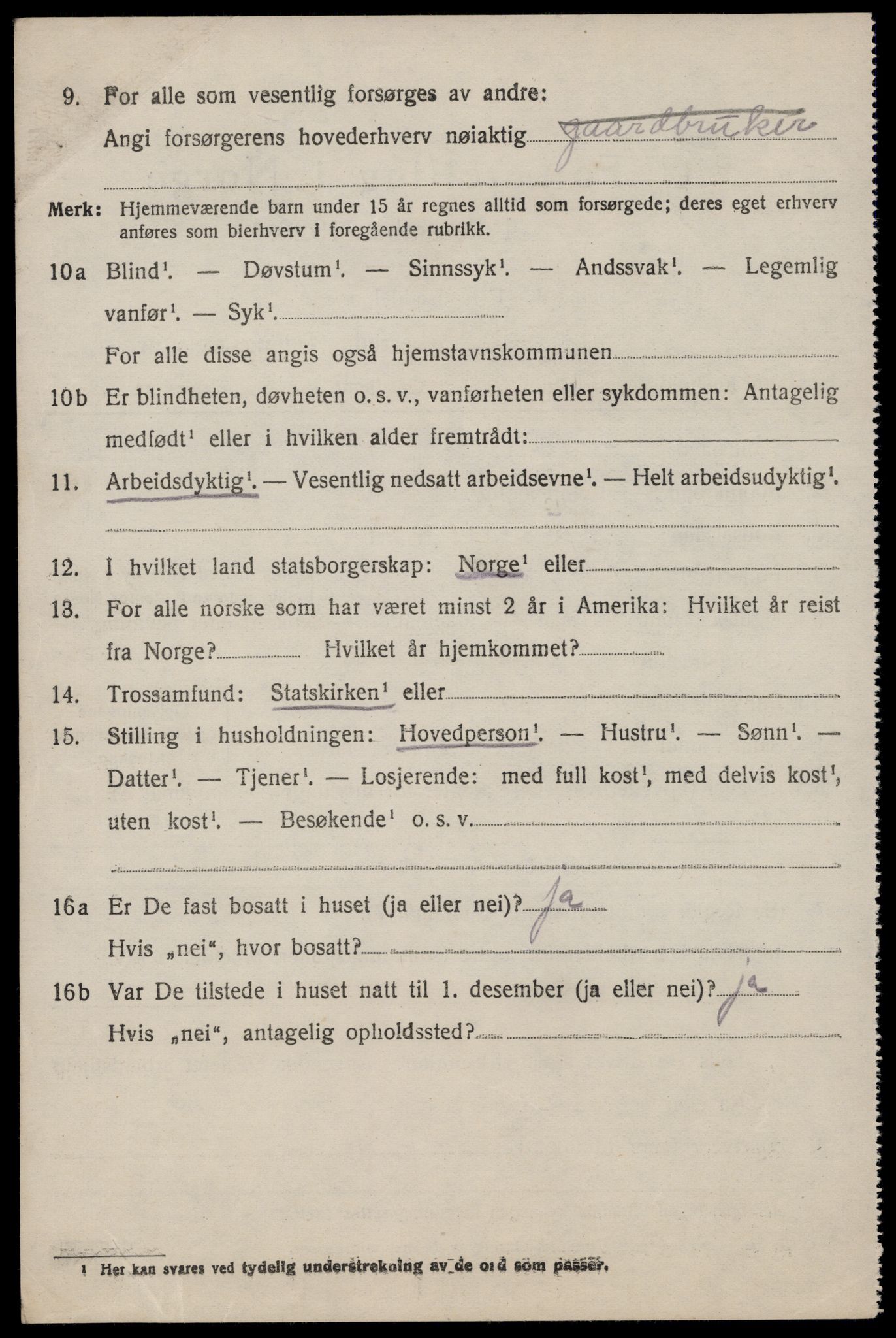 SAST, Folketelling 1920 for 1141 Finnøy herred, 1920, s. 1301
