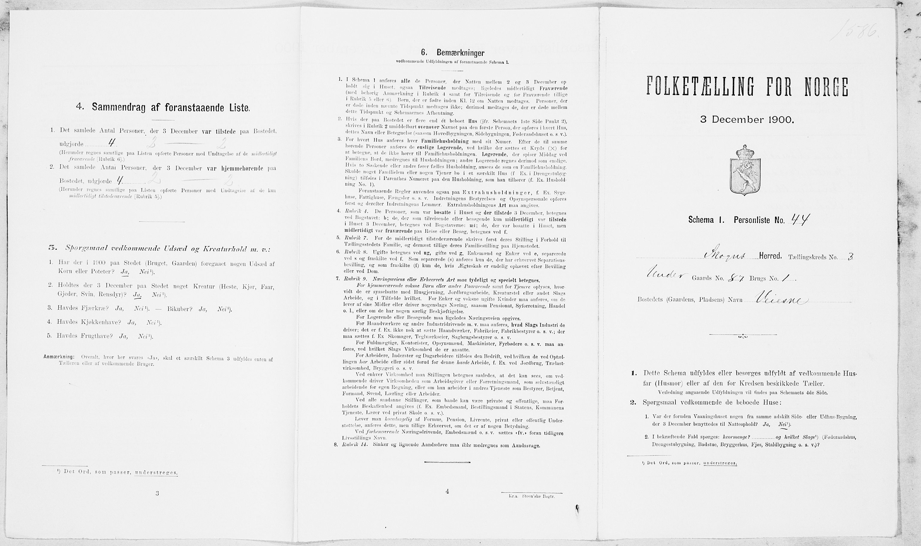 SAT, Folketelling 1900 for 1719 Skogn herred, 1900, s. 579