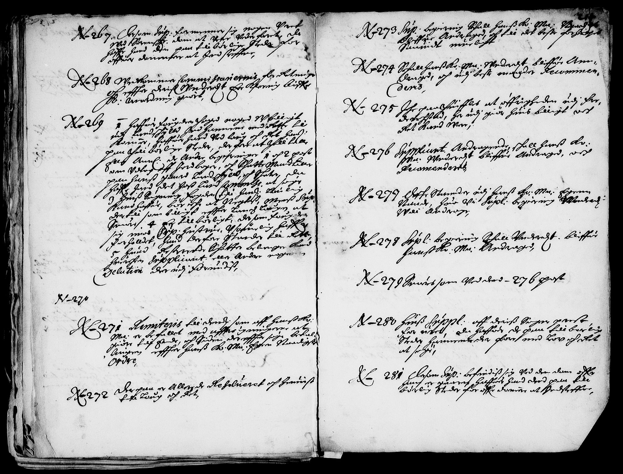 Danske Kanselli, Skapsaker, AV/RA-EA-4061/G/L0006: Tillegg til skapsakene, 1661-1687, s. 231