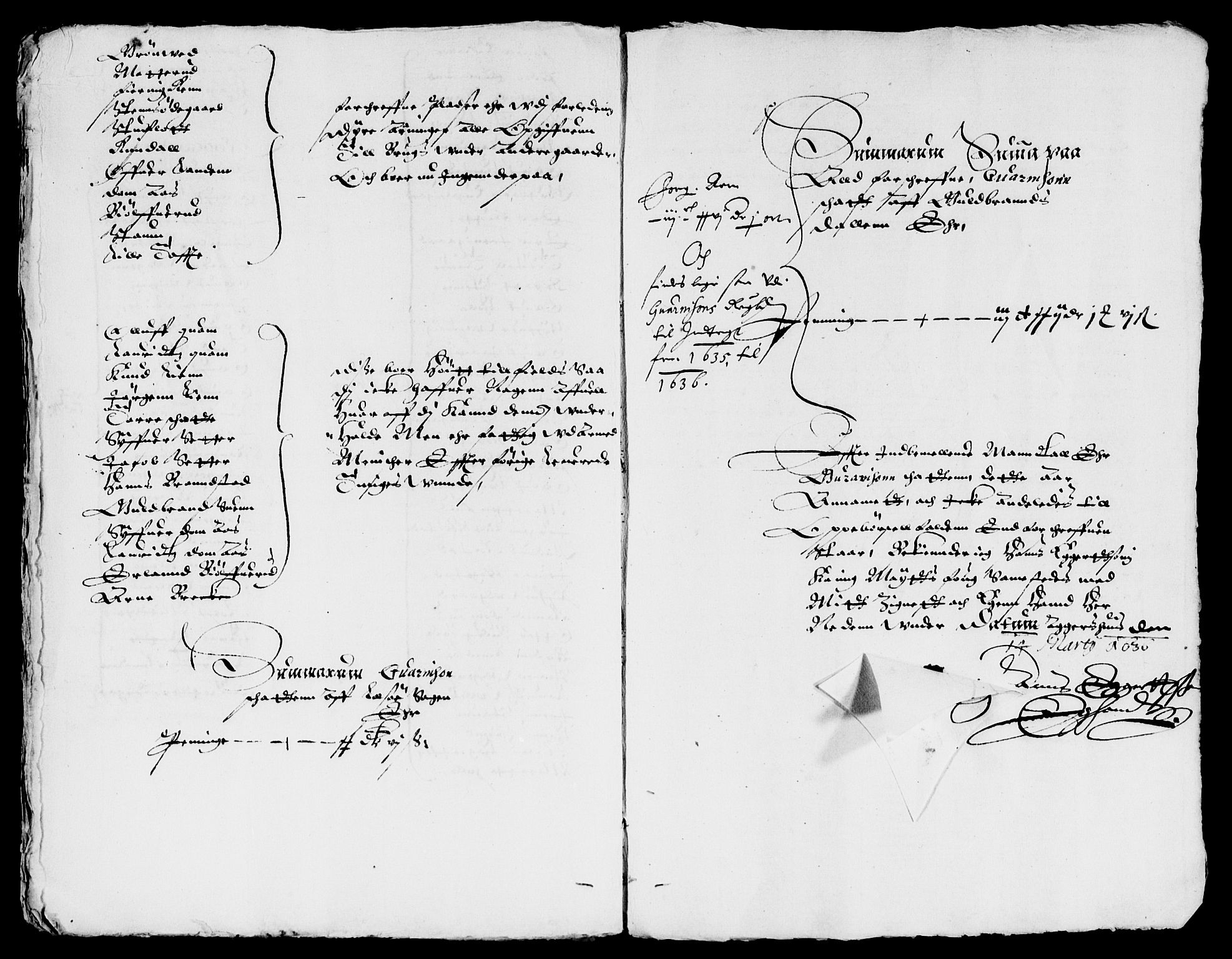 Rentekammeret inntil 1814, Reviderte regnskaper, Lensregnskaper, AV/RA-EA-5023/R/Rb/Rba/L0125: Akershus len, 1634-1636