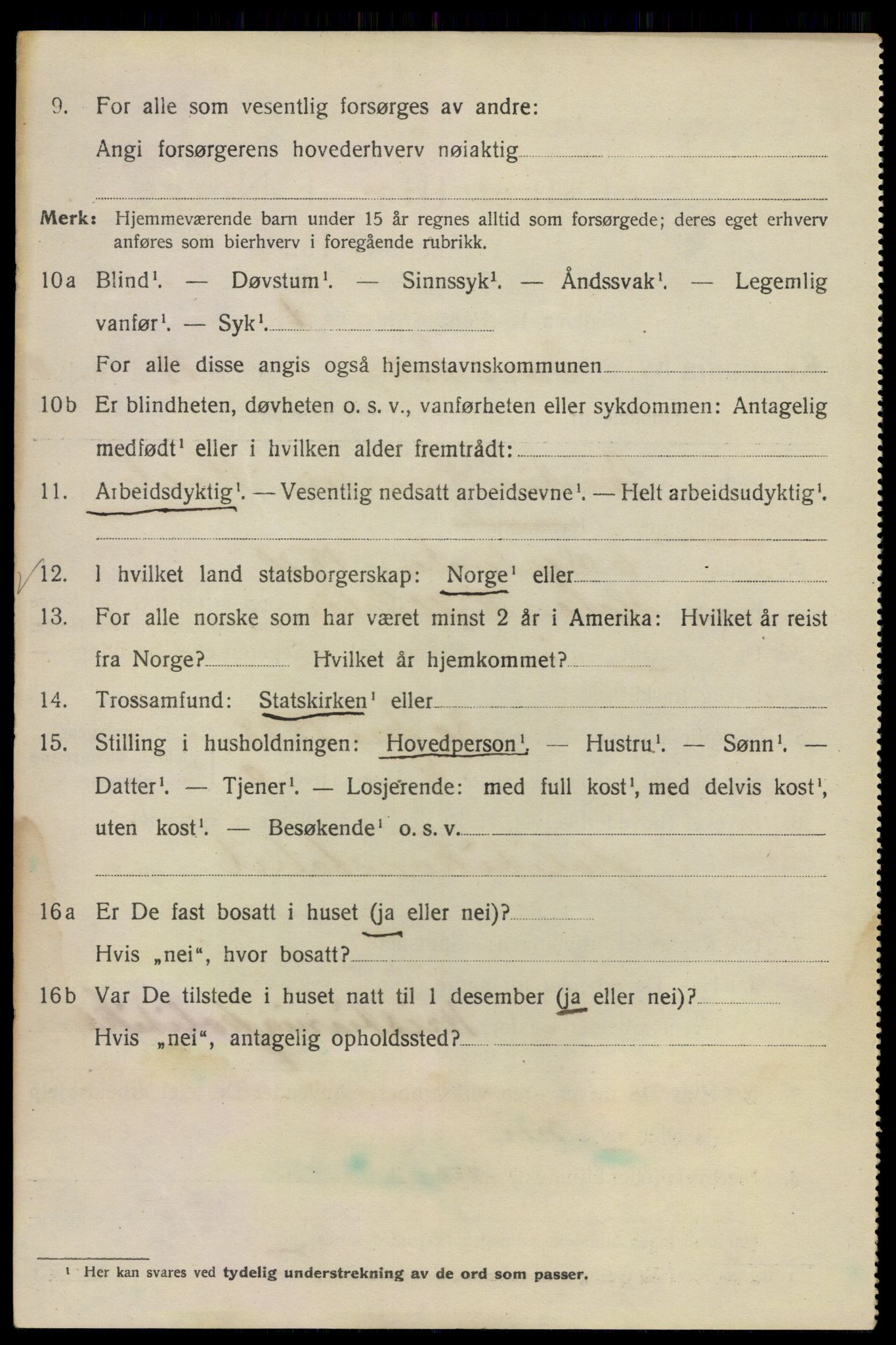 SAO, Folketelling 1920 for 0301 Kristiania kjøpstad, 1920, s. 592500