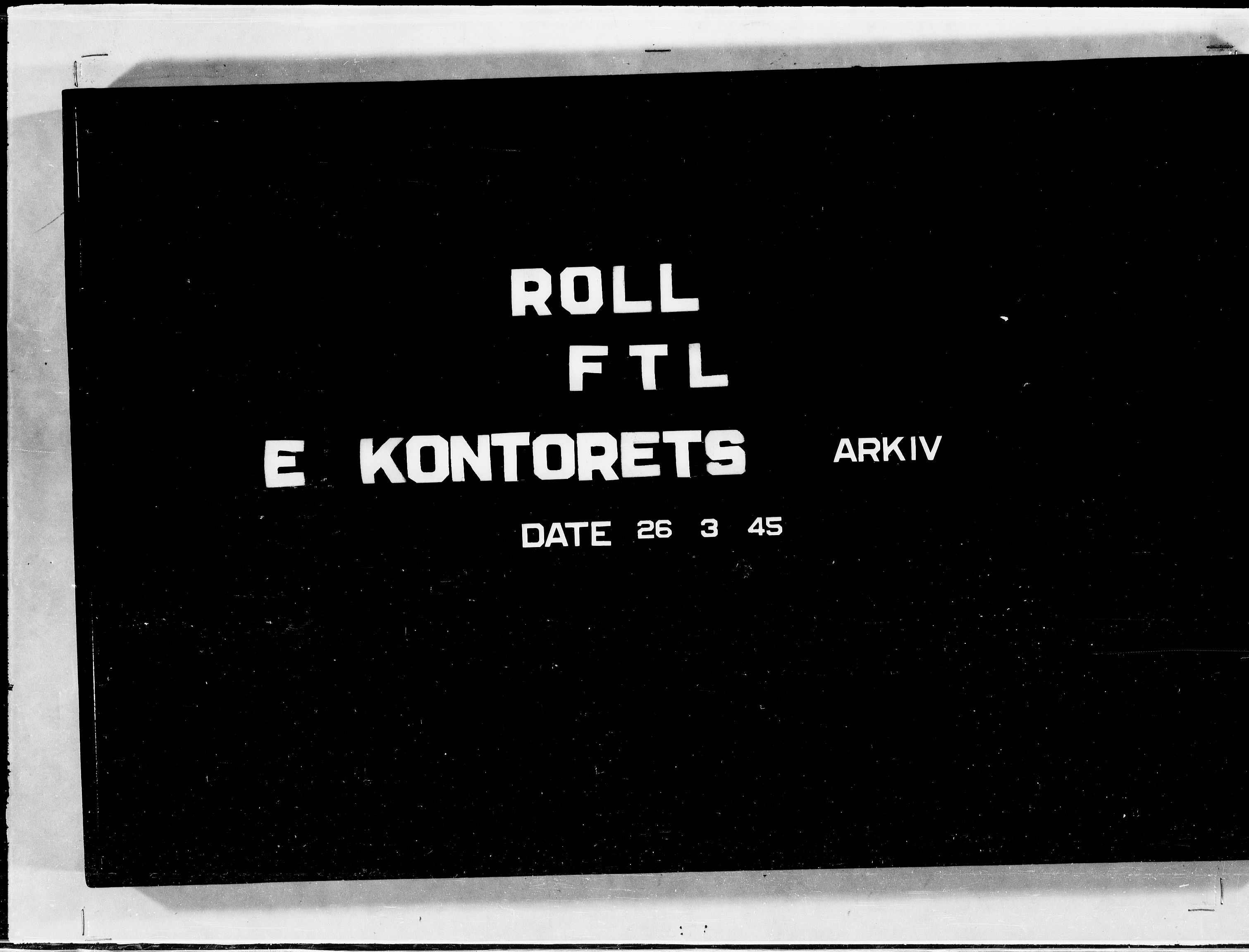 Forsvaret, Flyvåpnenes treningsleir 1940-1945, RA/RAFA-3974/V/L0075: Ekspedisjonskontoret., 1940-1945