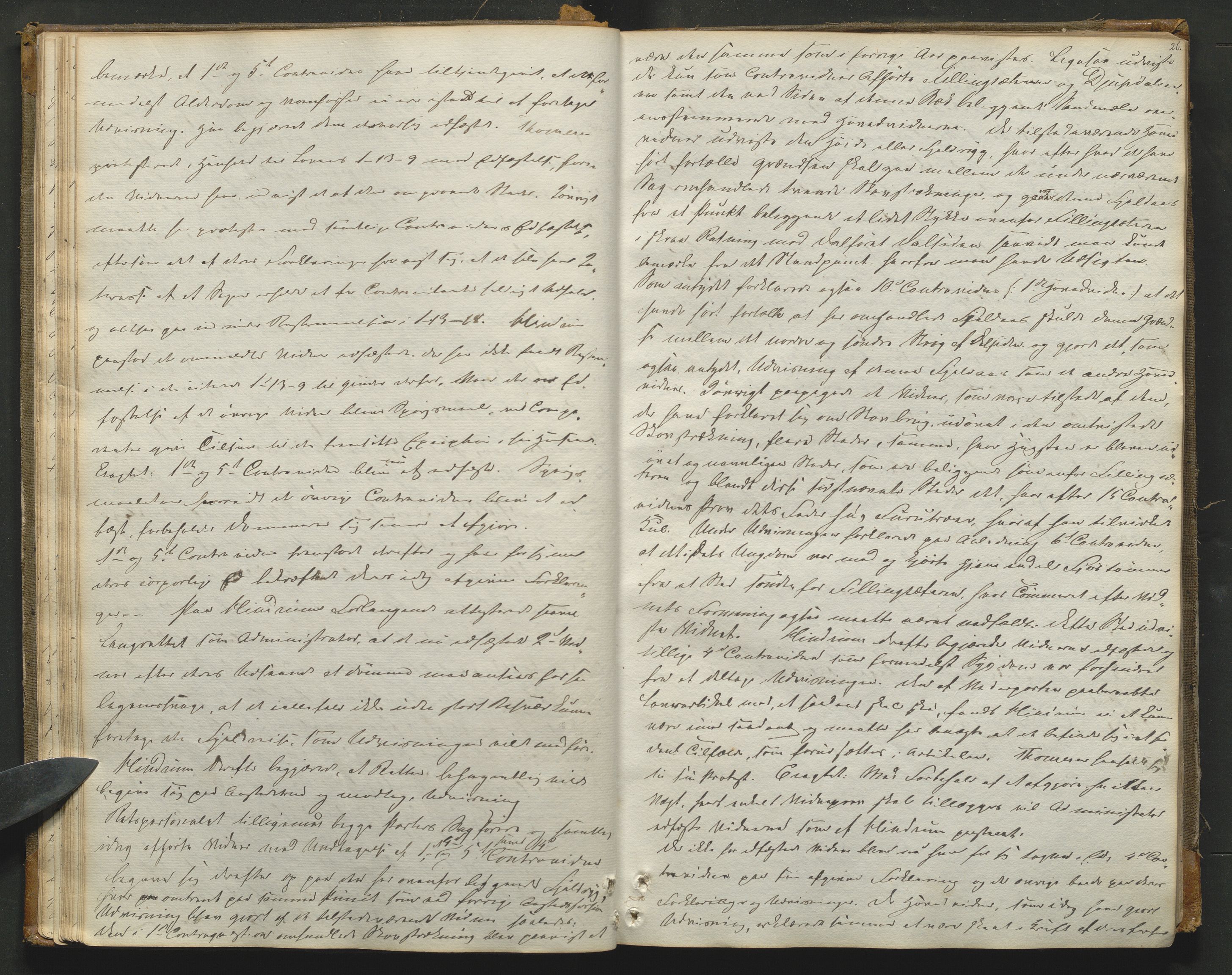 Nord-Gudbrandsdal tingrett, AV/SAH-TING-002/G/Gc/Gcb/L0001: Ekstrarettsprotokoll for åstedssaker, 1849-1857, s. 25b-26a