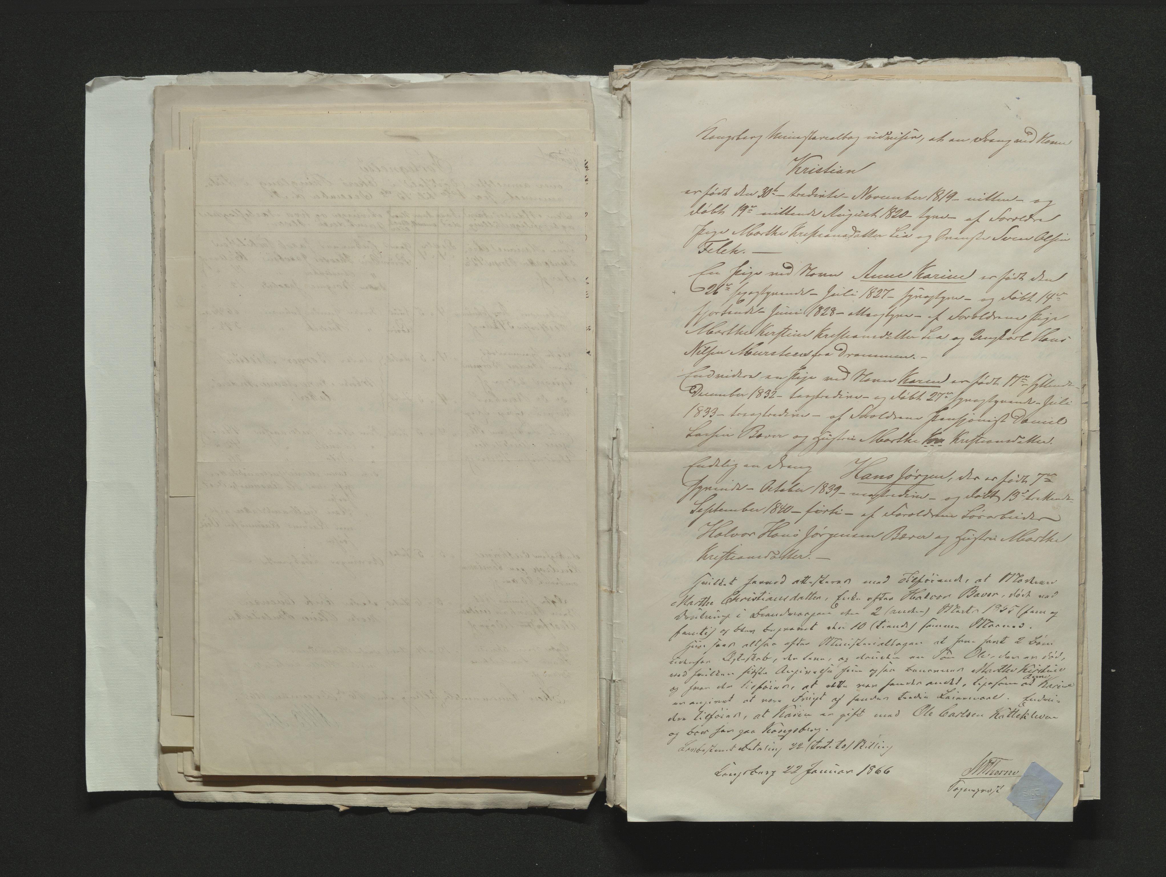 Eiker, Modum og Sigdal sorenskriveri, AV/SAKO-A-123/H/Ha/Hab/L0011: Dødsfallsmeldinger, 1862-1865, s. 561