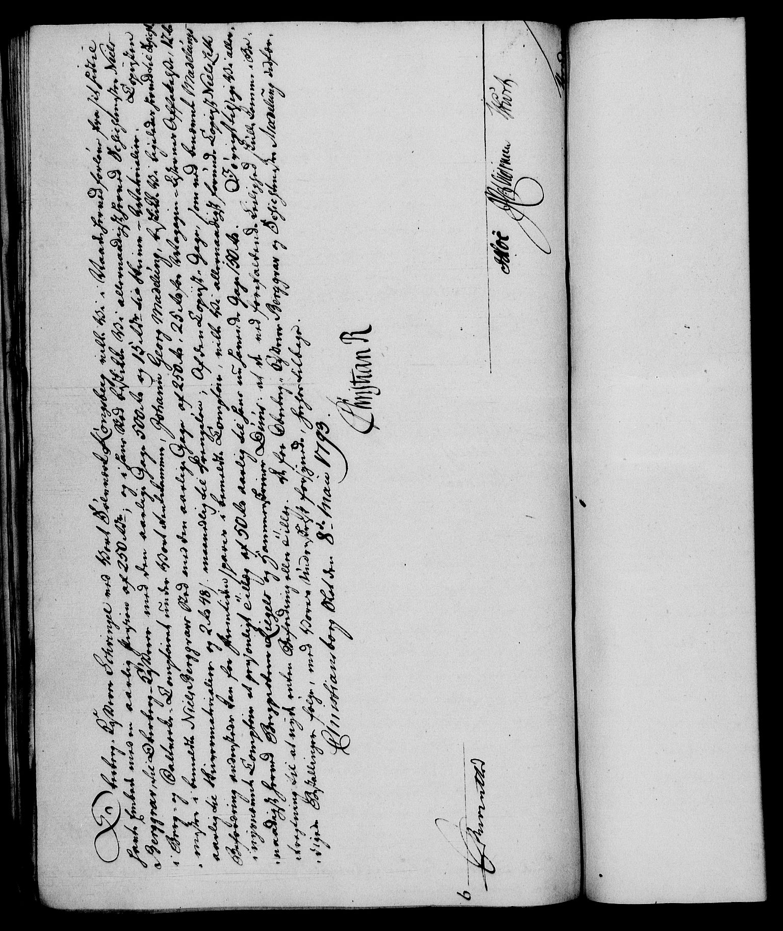 Rentekammeret, Renteskriverkontorene, AV/RA-EA-3115/M/Mf/Mfb/L0002: Relasjons- og resolusjonsprotokoll med register (merket RK 54.8), 1793-1795