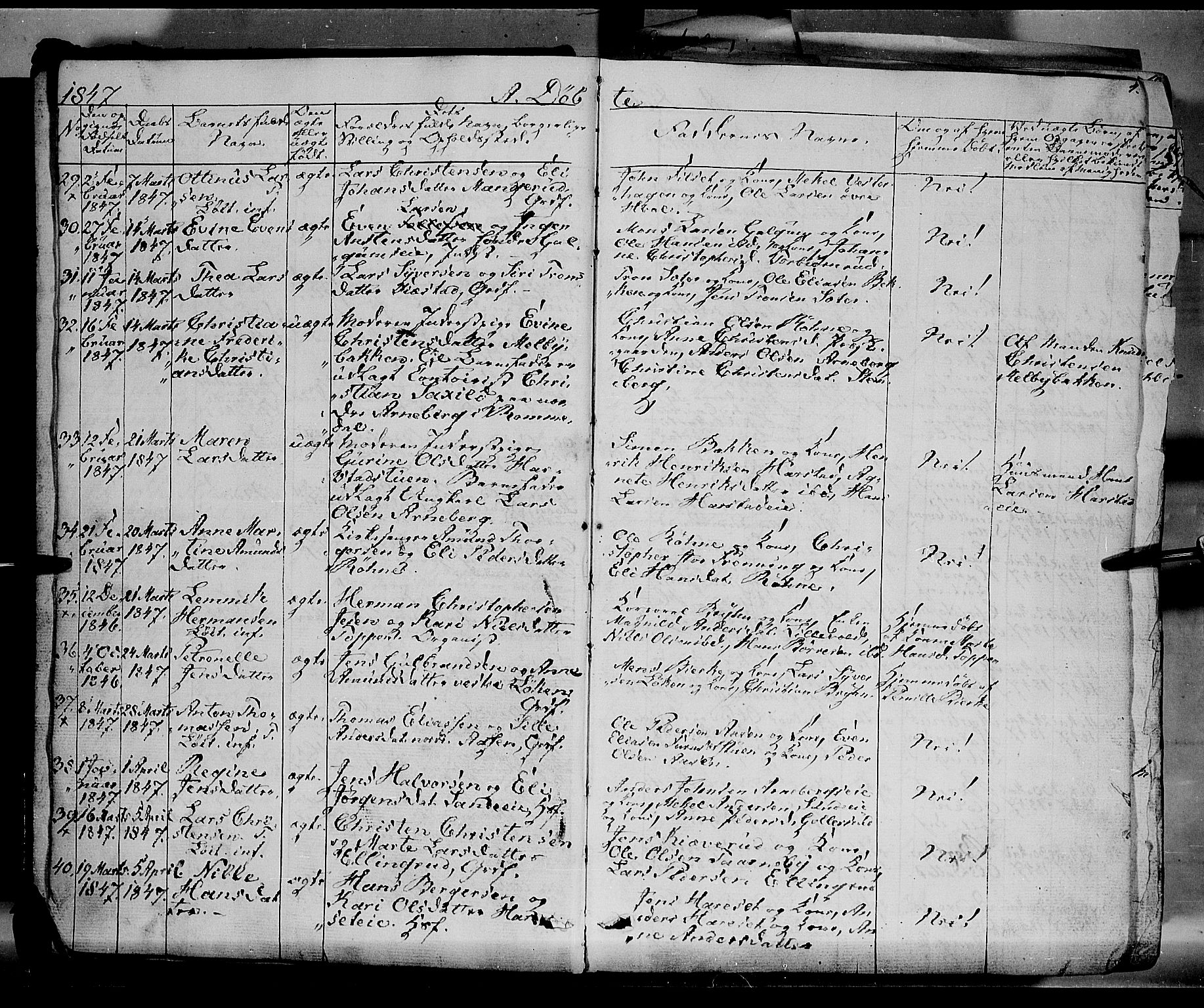 Romedal prestekontor, AV/SAH-PREST-004/K/L0004: Ministerialbok nr. 4, 1847-1861, s. 4
