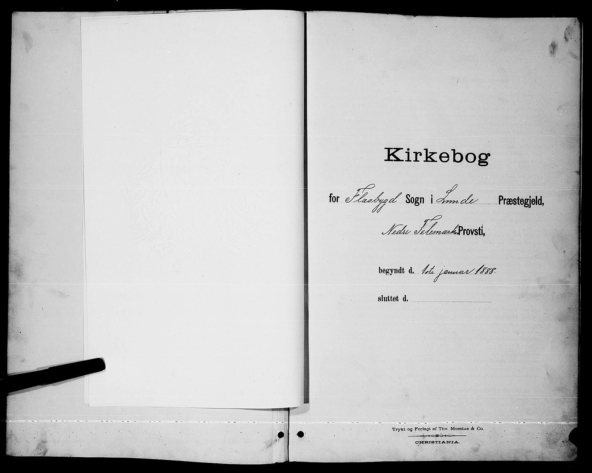 Lunde kirkebøker, SAKO/A-282/G/Gb/L0002: Klokkerbok nr. II 2, 1888-1895