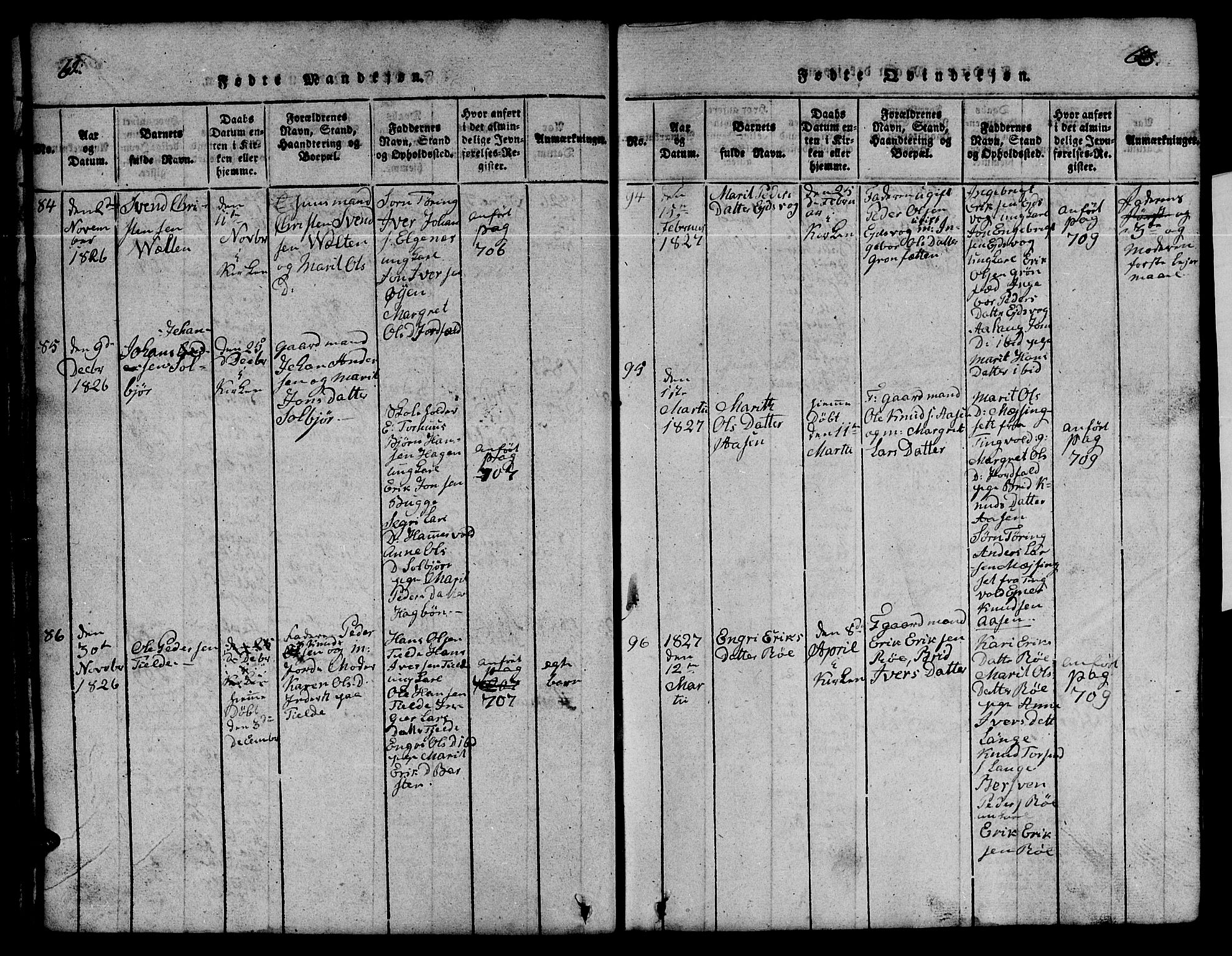 Ministerialprotokoller, klokkerbøker og fødselsregistre - Møre og Romsdal, AV/SAT-A-1454/551/L0629: Klokkerbok nr. 551C01, 1818-1839, s. 62-63