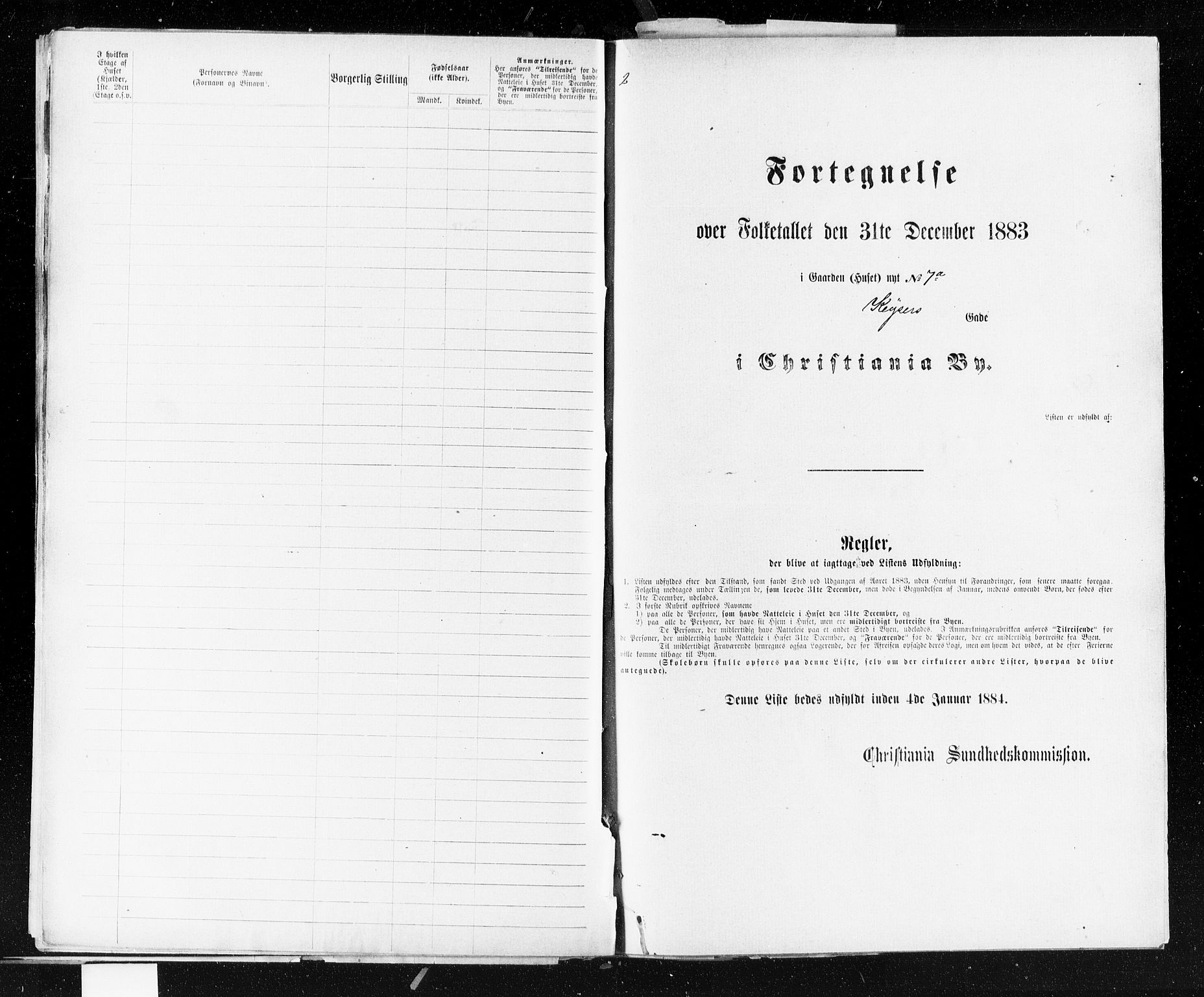 OBA, Kommunal folketelling 31.12.1883 for Kristiania kjøpstad, 1883, s. 2141
