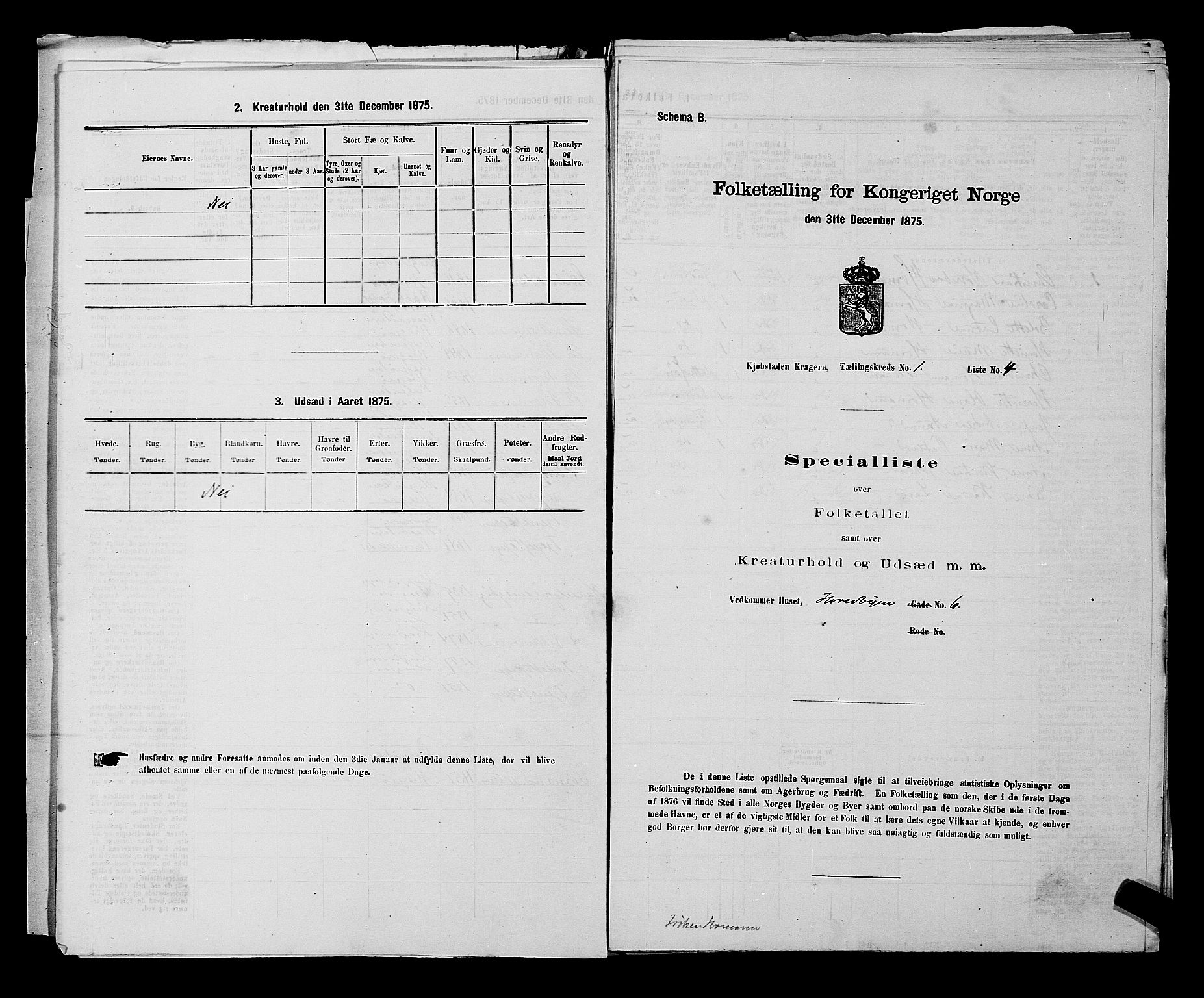 SAKO, Folketelling 1875 for 0801P Kragerø prestegjeld, 1875, s. 32
