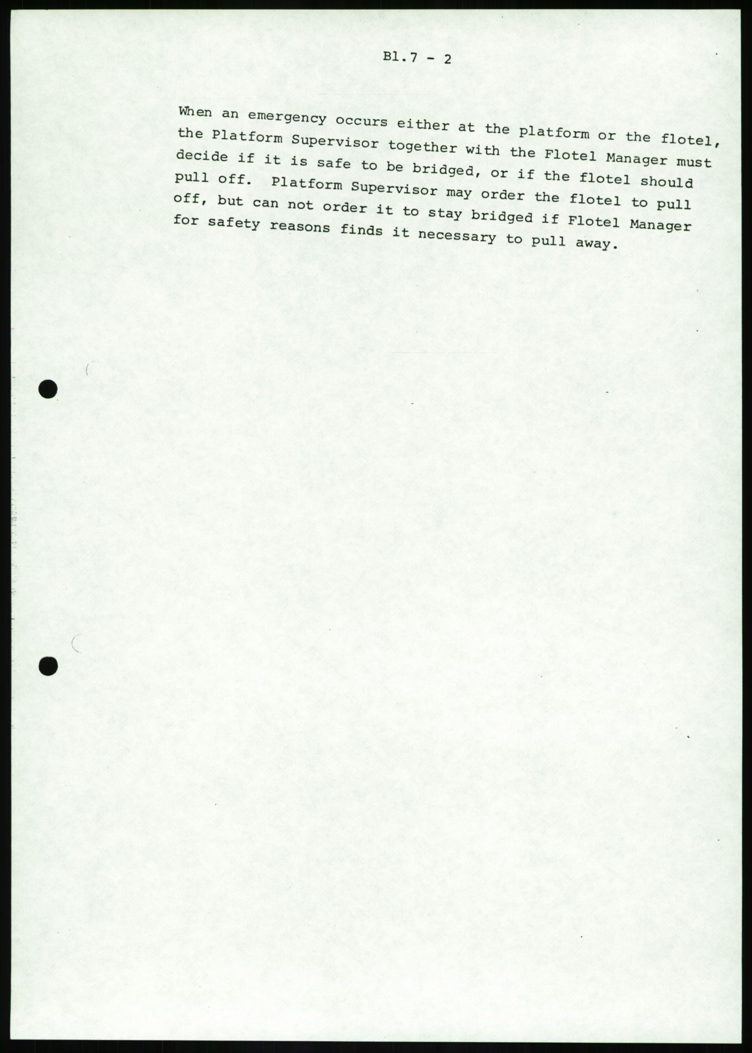 Justisdepartementet, Granskningskommisjonen ved Alexander Kielland-ulykken 27.3.1980, AV/RA-S-1165/D/L0016: O Beredskapsplaner (Doku.liste + O1-O3 av 3), 1980-1981, s. 297