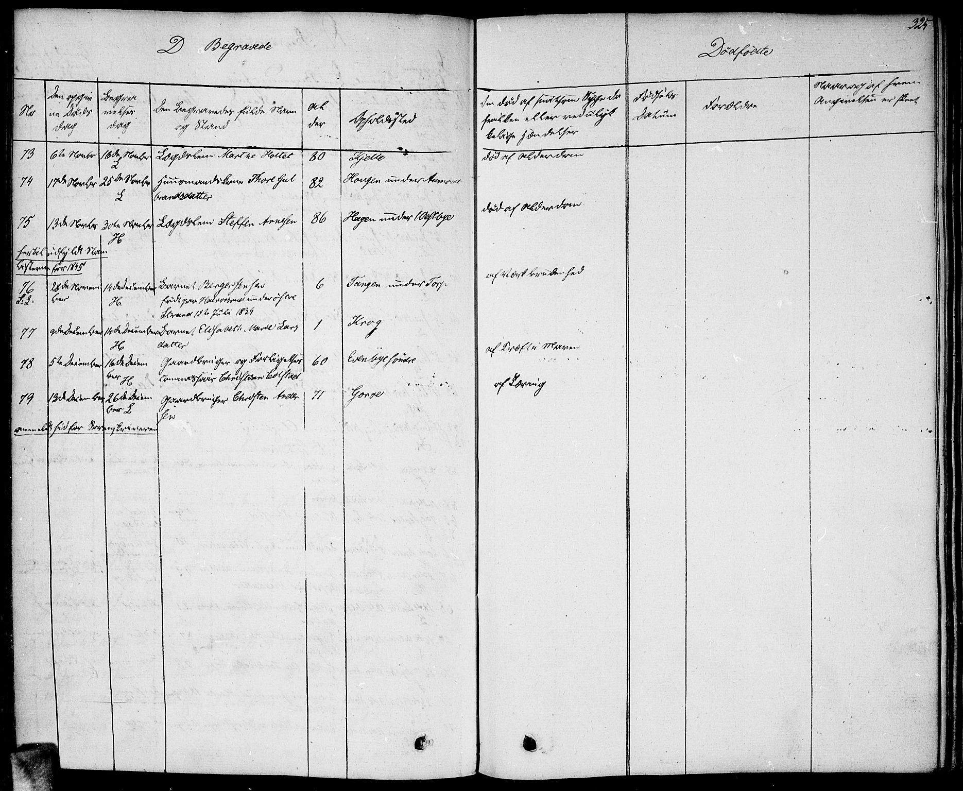 Høland prestekontor Kirkebøker, SAO/A-10346a/F/Fa/L0008: Ministerialbok nr. I 8, 1827-1845, s. 325
