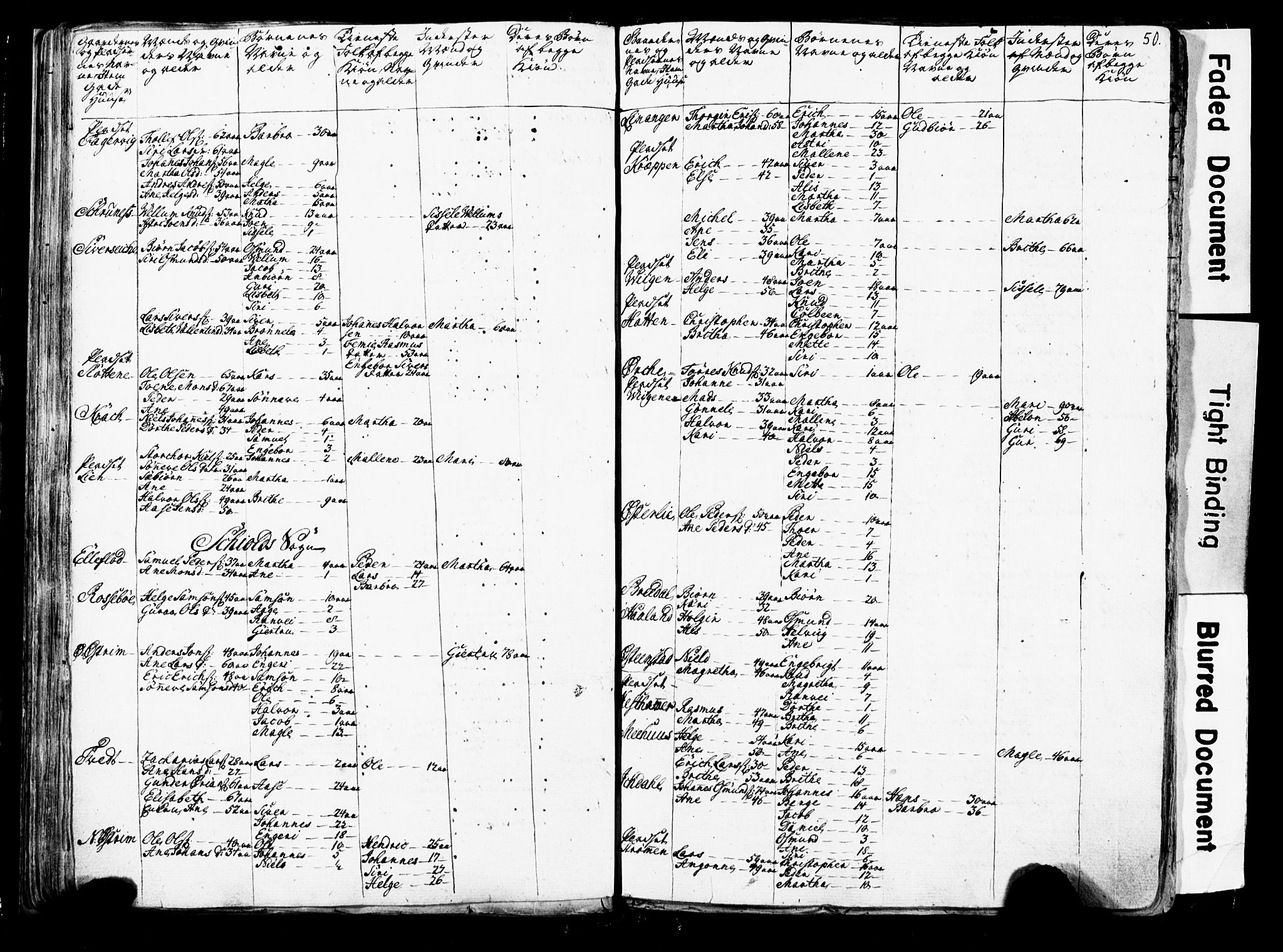 Fylkesmannen i Rogaland, SAST/A-101928/99/3/325/325CA/L0016: SJELEREGISTER RYFYLKE PRESTEGJELD, 1758, s. 50