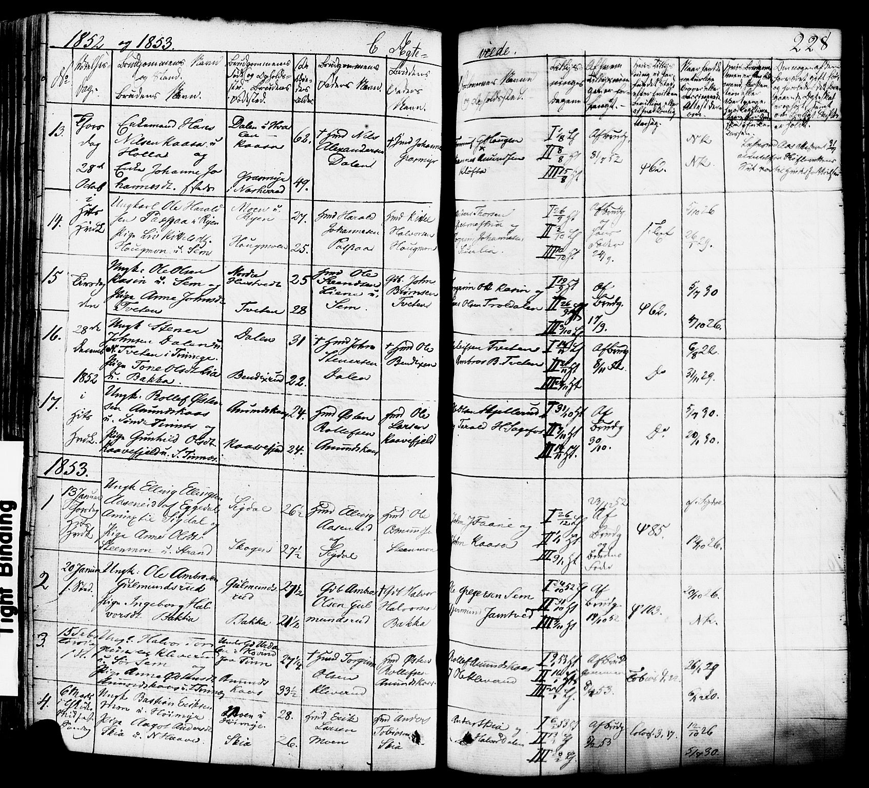 Heddal kirkebøker, AV/SAKO-A-268/F/Fa/L0006: Ministerialbok nr. I 6, 1837-1854, s. 228