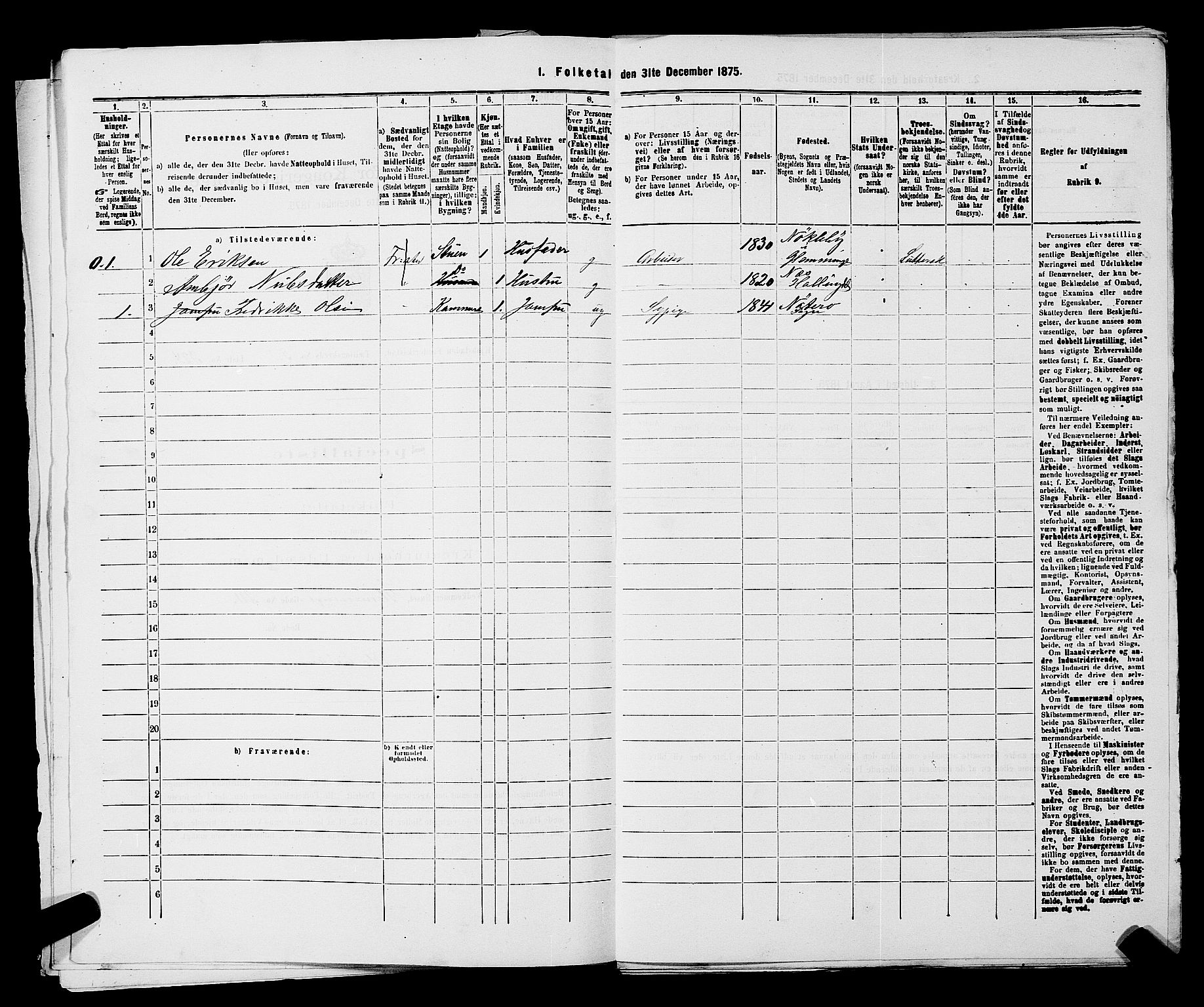 RA, Folketelling 1875 for 0103B Fredrikstad prestegjeld, Fredrikstad kjøpstad, 1875, s. 775