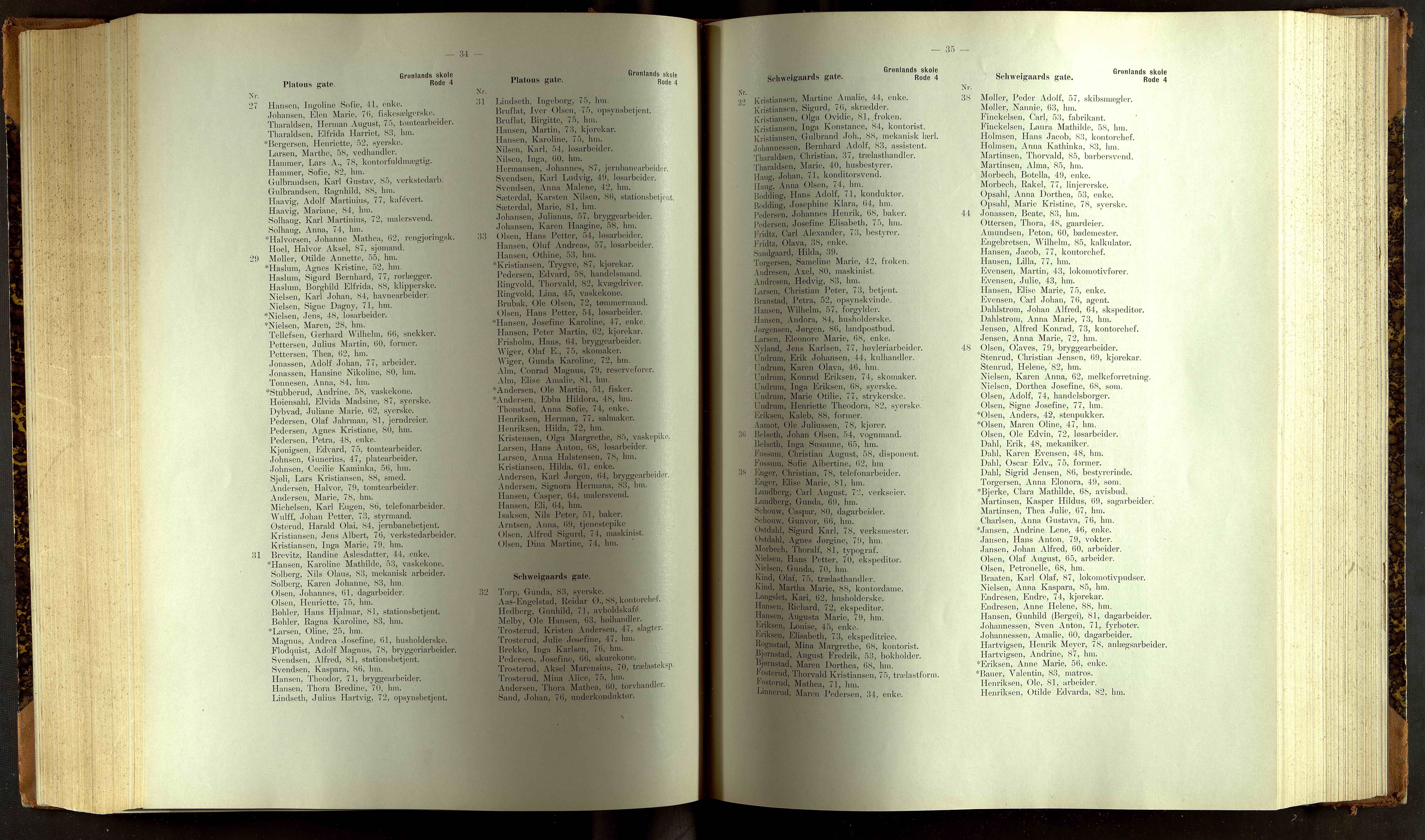 Folkeregisteret ( Valgstyret ), OBA/A-20059, 1913, s. 5034-5035