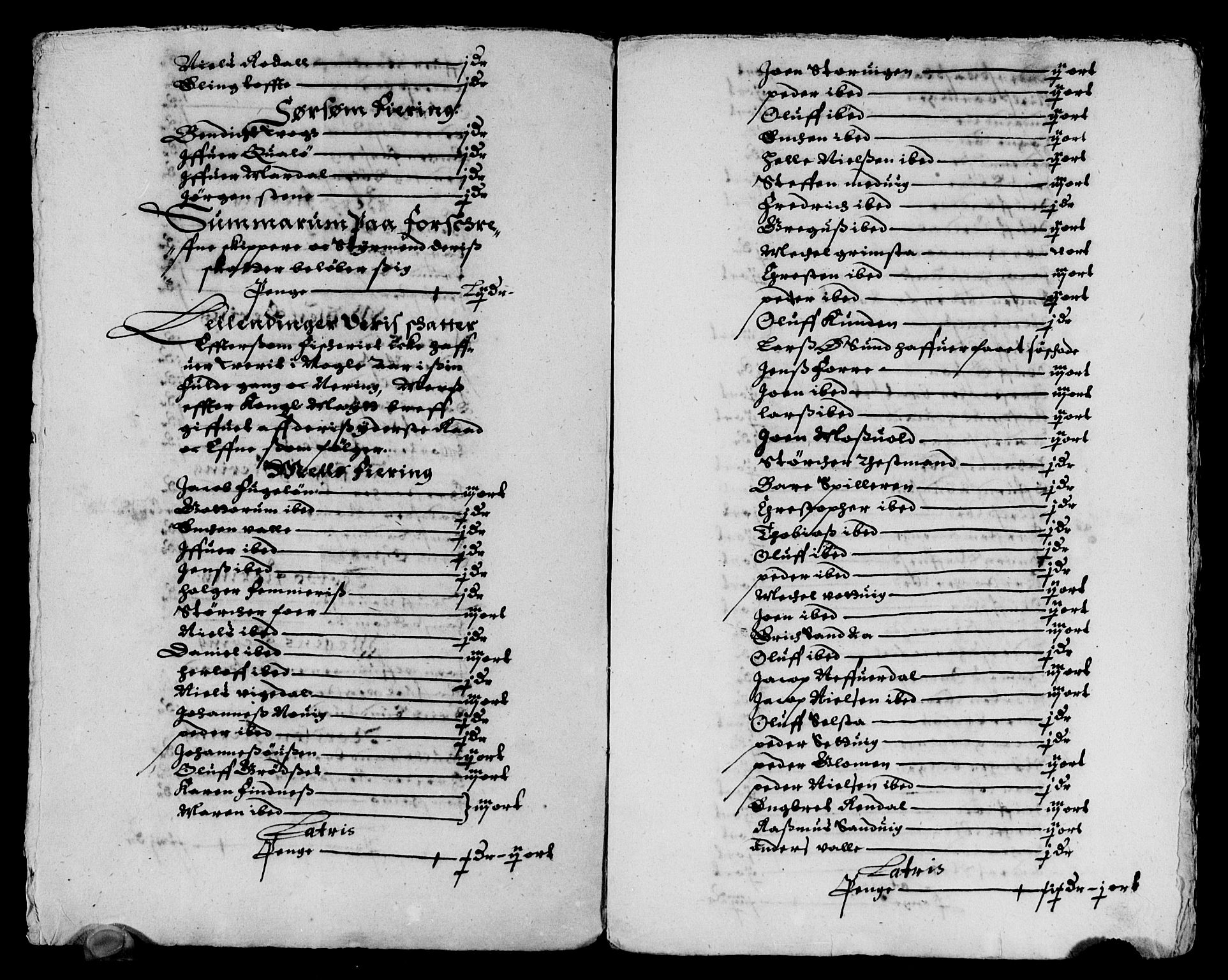 Rentekammeret inntil 1814, Reviderte regnskaper, Lensregnskaper, RA/EA-5023/R/Rb/Rbz/L0032: Nordlandenes len, 1640-1644