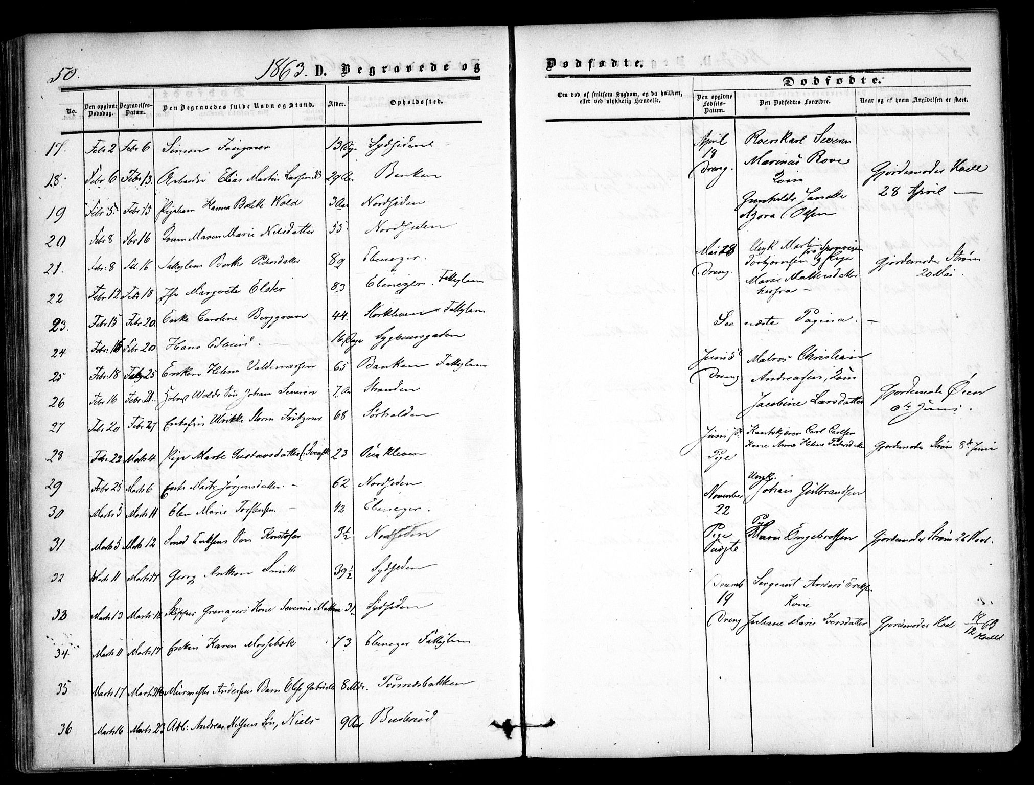 Halden prestekontor Kirkebøker, AV/SAO-A-10909/F/Fa/L0008: Ministerialbok nr. I 8, 1857-1865, s. 50