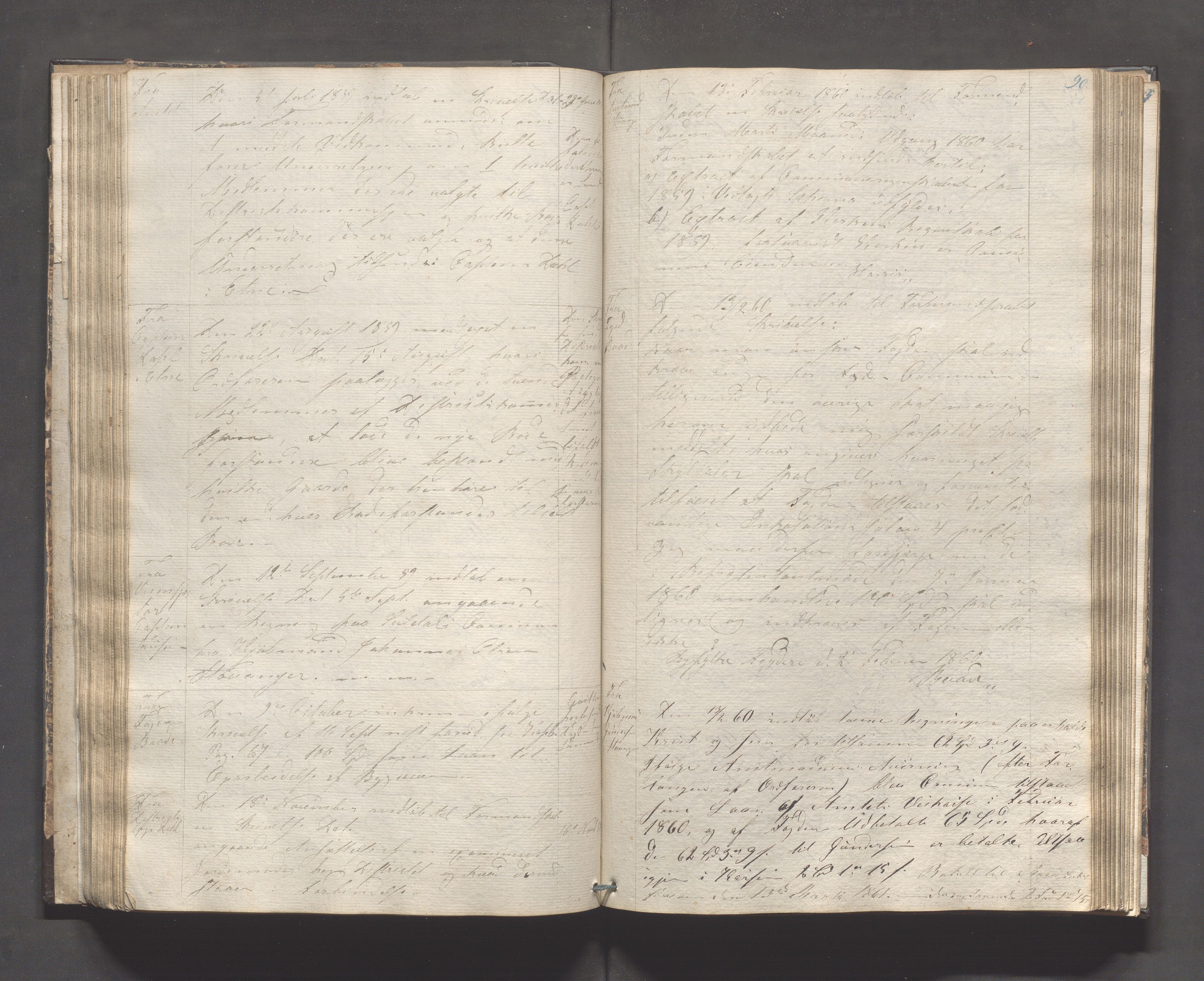 Suldal kommune - Formannskapet/Rådmannen, IKAR/K-101908/C/Ca/L0001: Journal, 1837-1900, s. 90