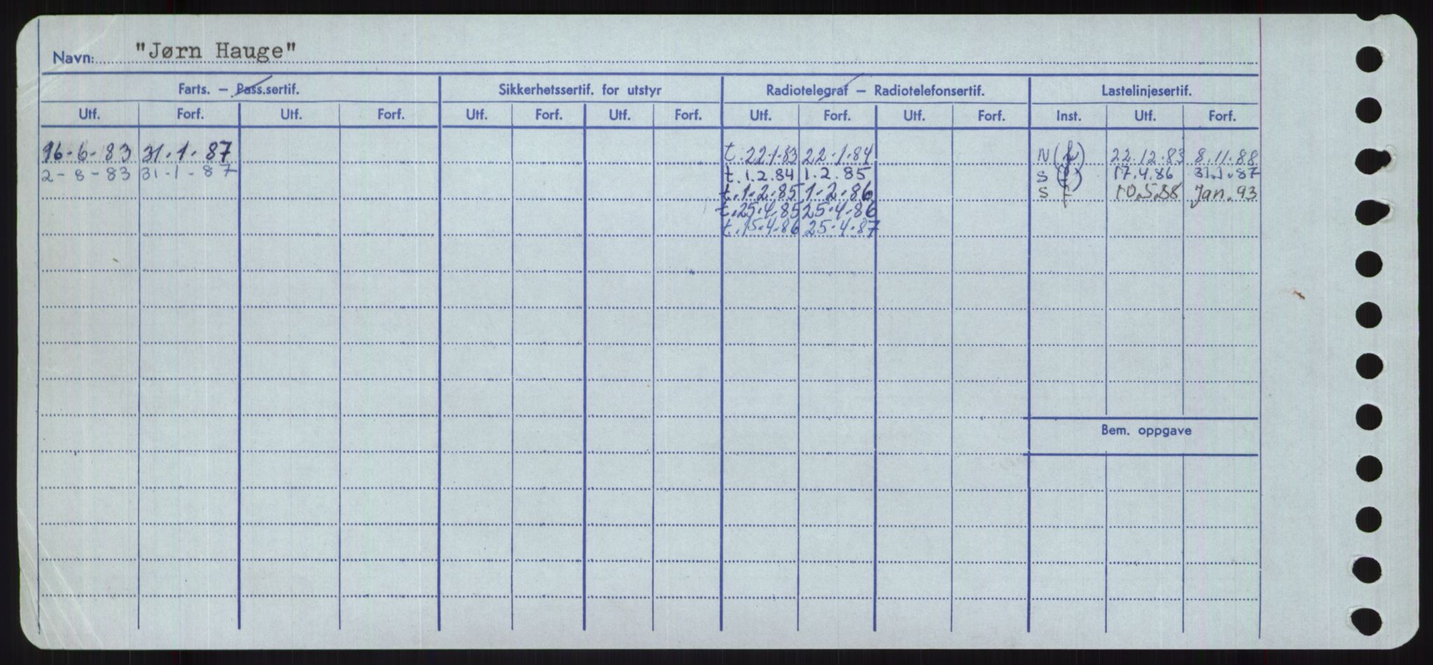 Sjøfartsdirektoratet med forløpere, Skipsmålingen, RA/S-1627/H/Ha/L0003/0001: Fartøy, Hilm-Mar / Fartøy, Hilm-Kol, s. 610