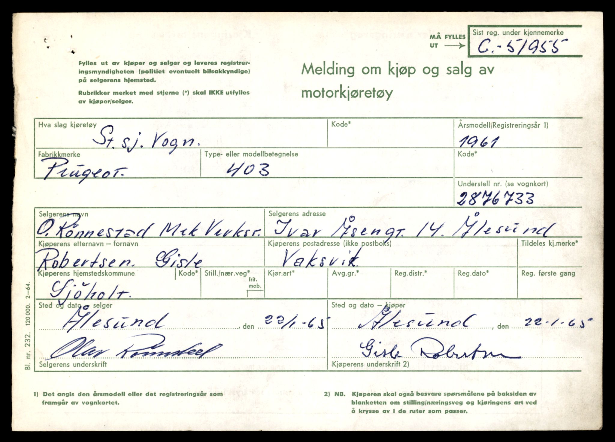 Møre og Romsdal vegkontor - Ålesund trafikkstasjon, AV/SAT-A-4099/F/Fe/L0019: Registreringskort for kjøretøy T 10228 - T 10350, 1927-1998, s. 131