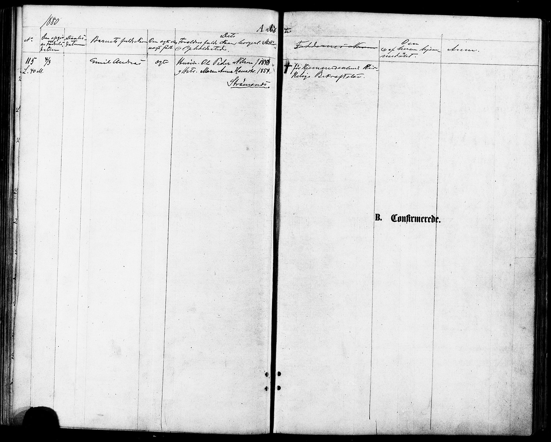 Lenvik sokneprestembete, SATØ/S-1310/H/Ha/Haa/L0010kirke: Ministerialbok nr. 10, 1873-1880