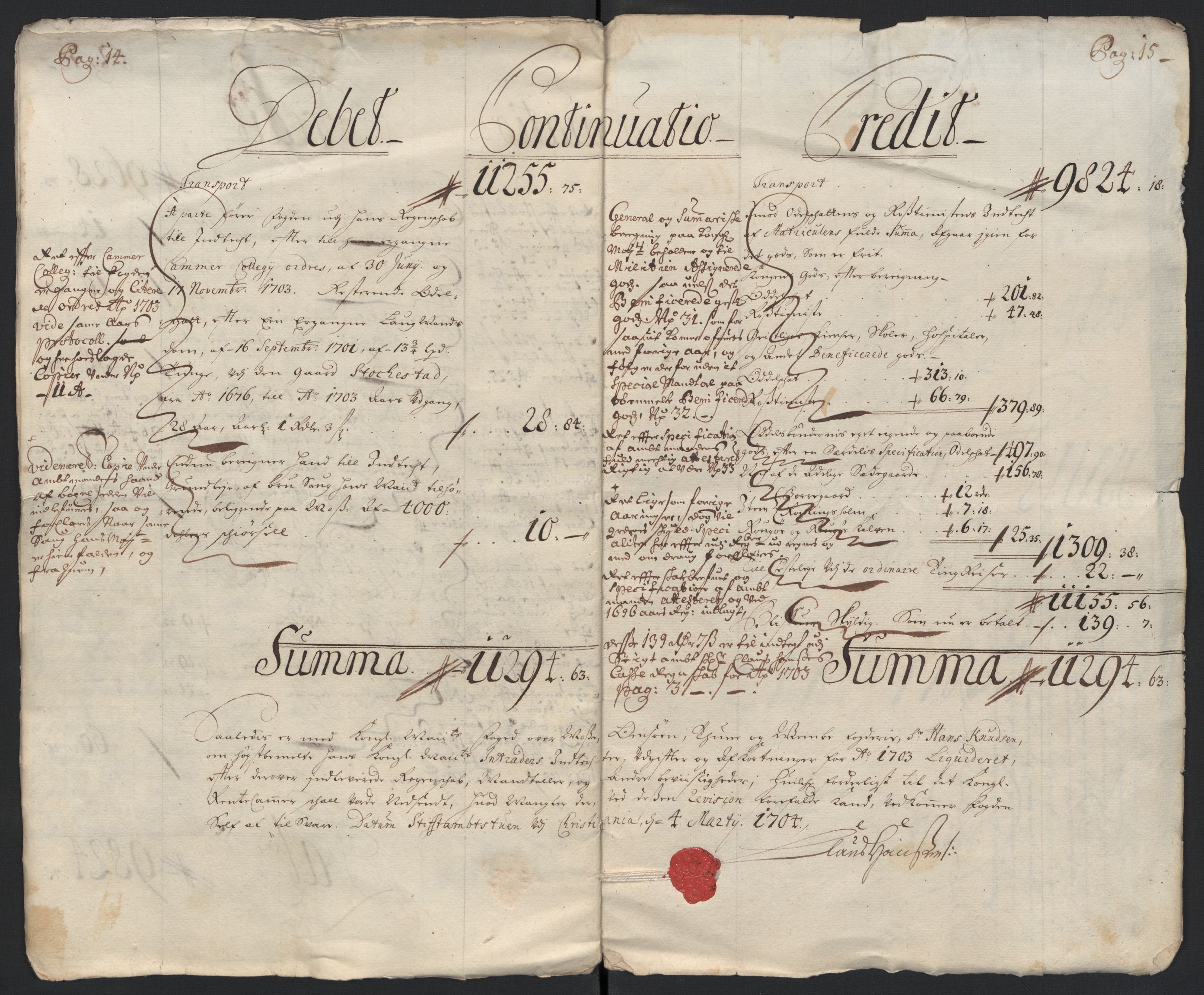 Rentekammeret inntil 1814, Reviderte regnskaper, Fogderegnskap, AV/RA-EA-4092/R04/L0132: Fogderegnskap Moss, Onsøy, Tune, Veme og Åbygge, 1703-1704, s. 12