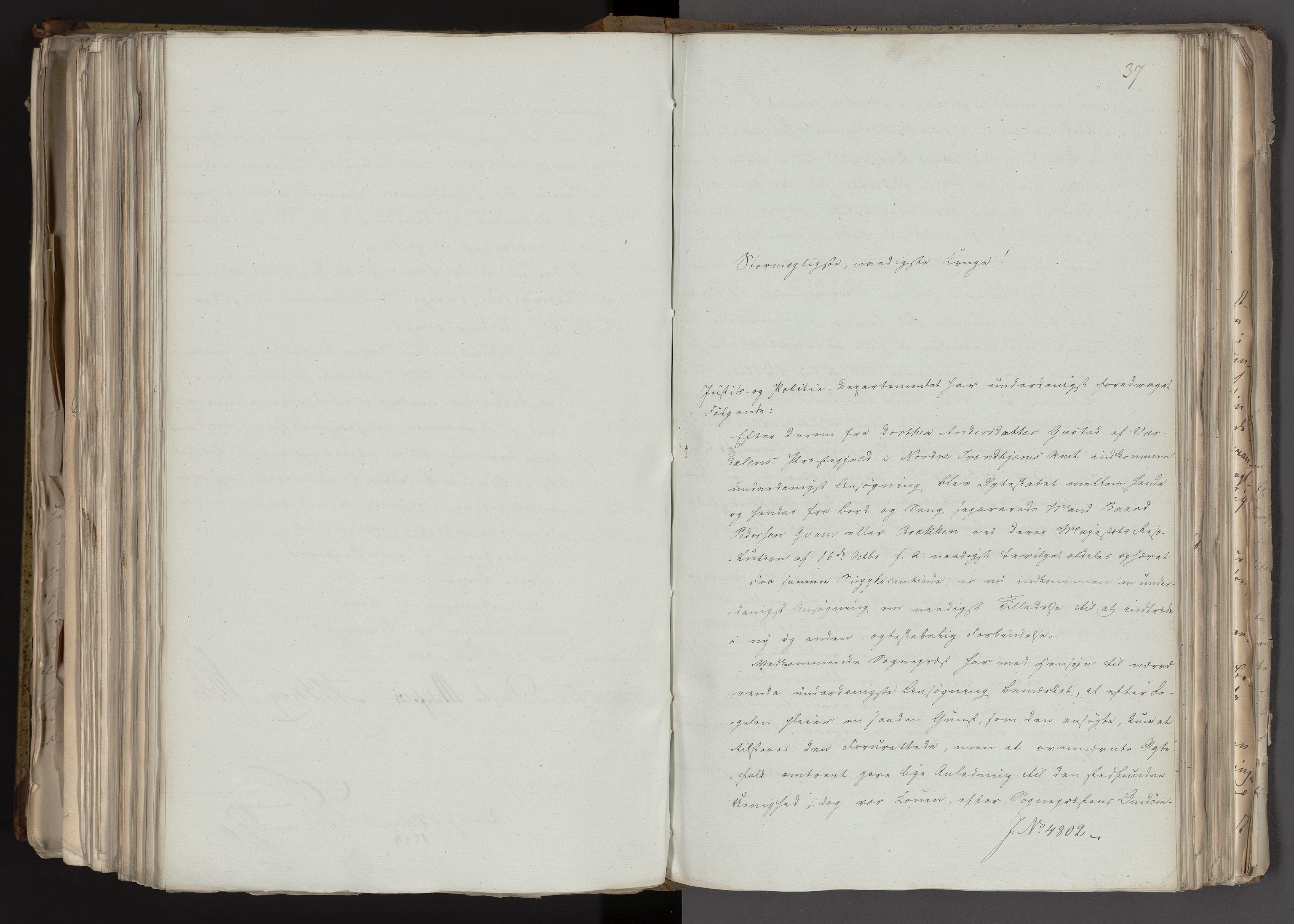 Statsrådsavdelingen i Stockholm, AV/RA-S-1003/D/Da/L0093: Regjeringsinnstillinger nr. 4650-4849, 1834