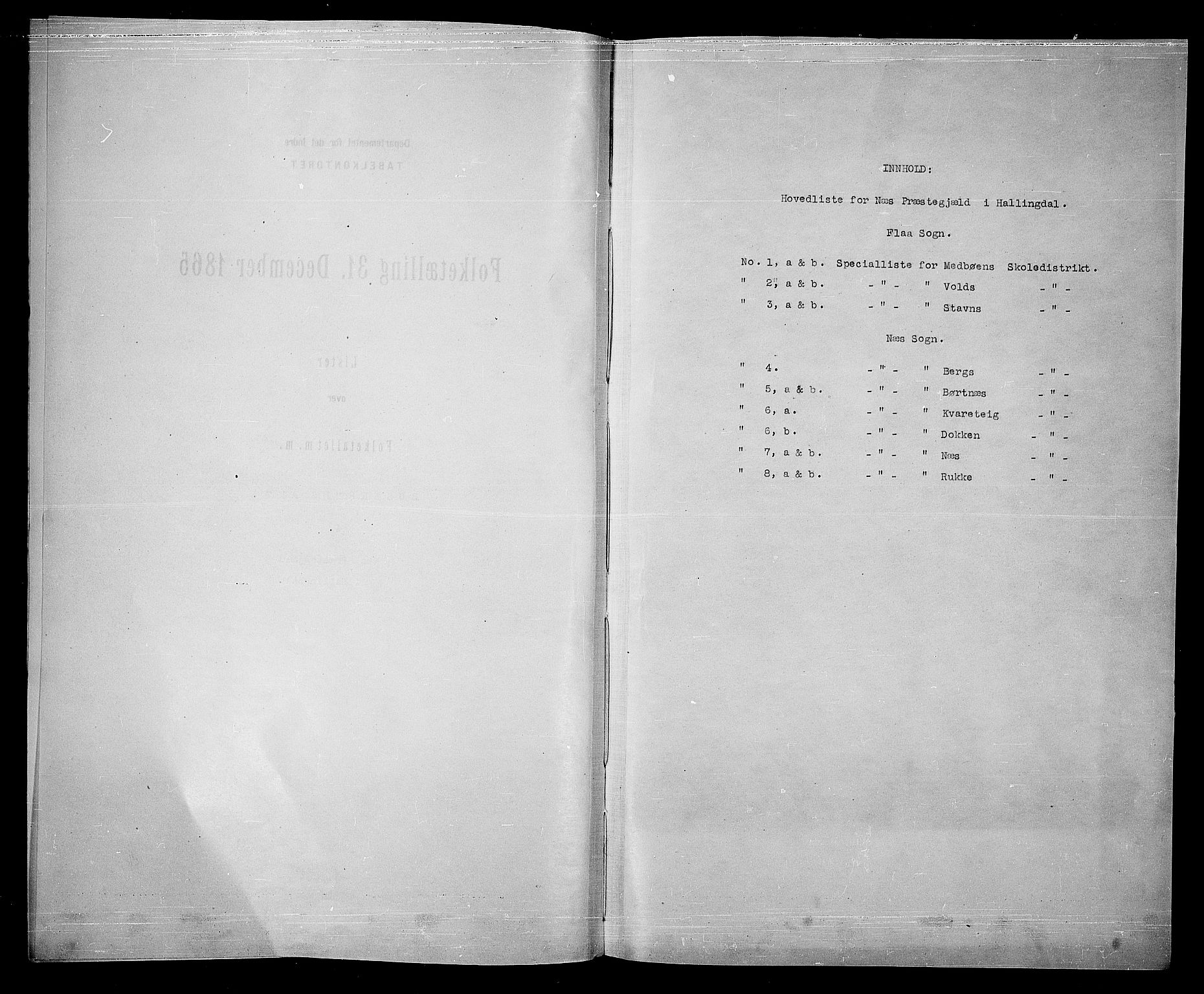 RA, Folketelling 1865 for 0616P Nes prestegjeld, 1865, s. 4