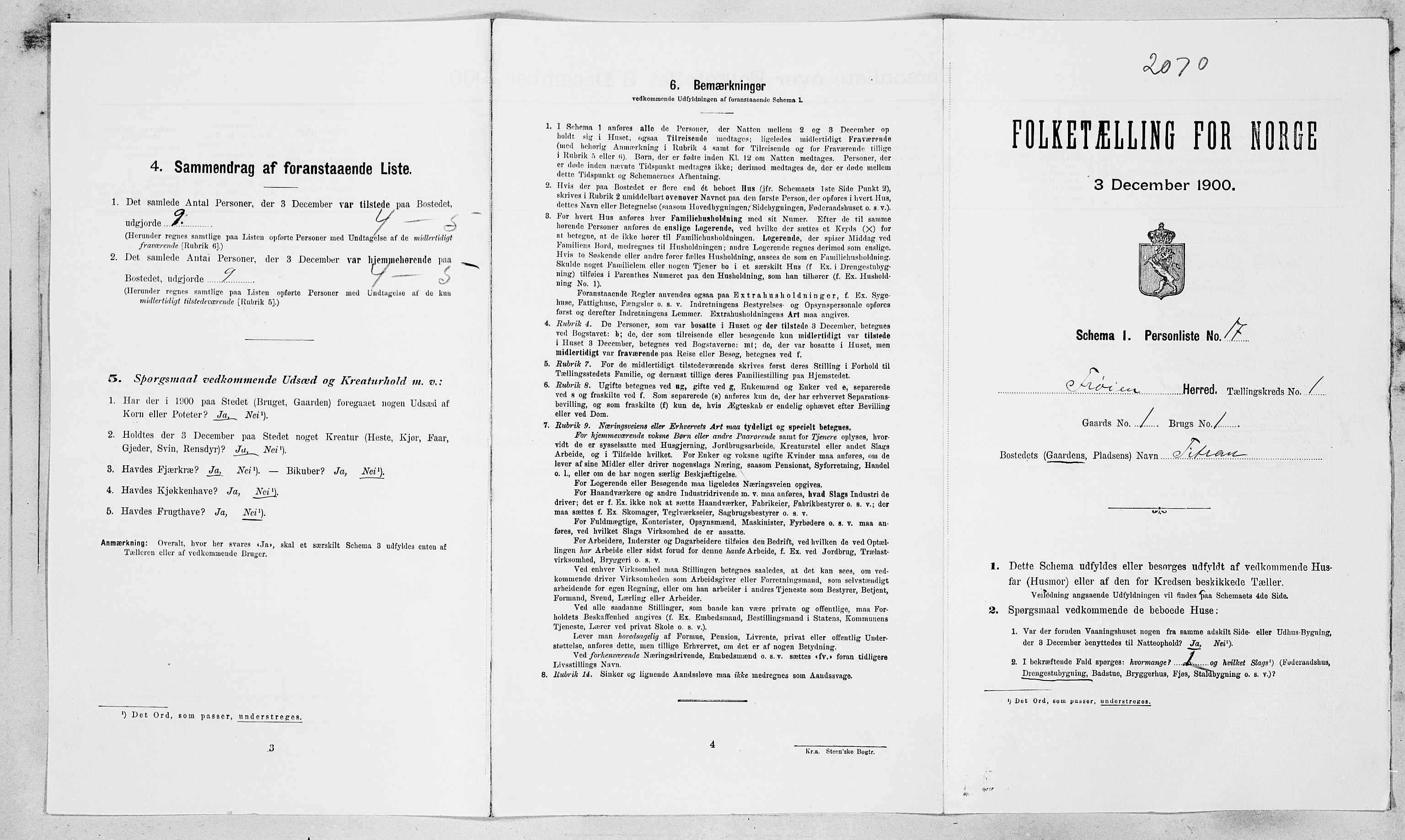 SAT, Folketelling 1900 for 1619 Frøya herred, 1900, s. 162