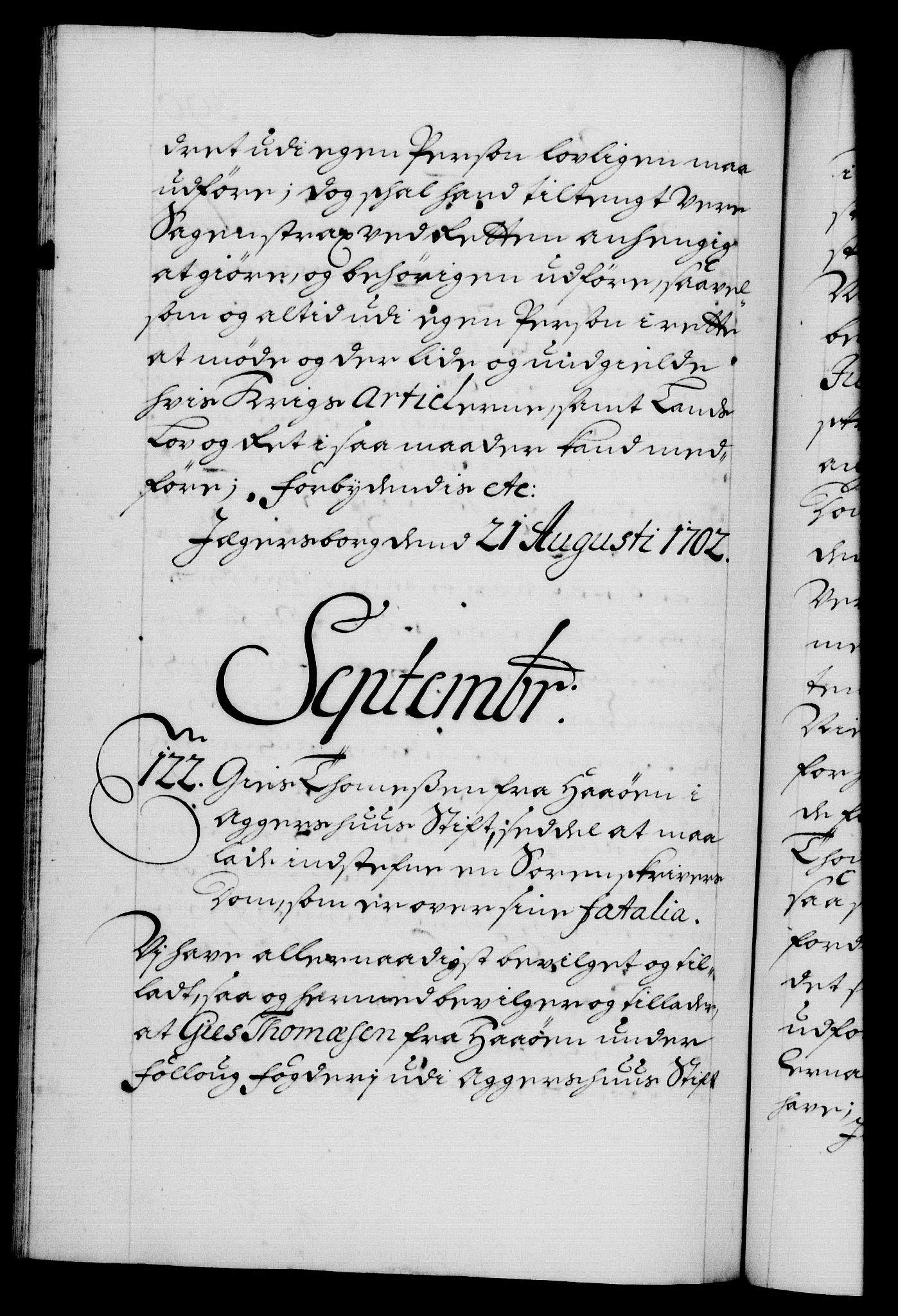 Danske Kanselli 1572-1799, RA/EA-3023/F/Fc/Fca/Fcaa/L0018: Norske registre, 1699-1703, s. 390b