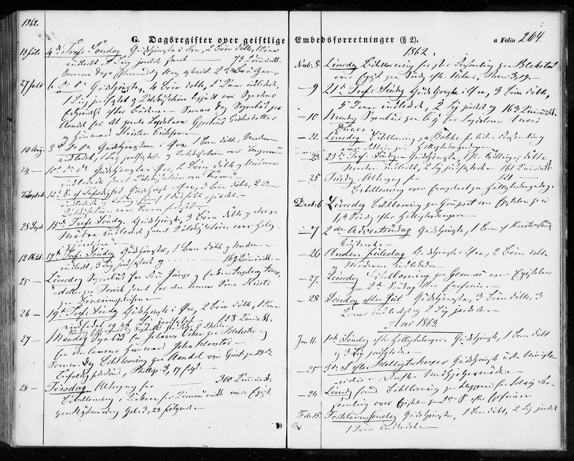 Ministerialprotokoller, klokkerbøker og fødselsregistre - Møre og Romsdal, SAT/A-1454/584/L0965: Ministerialbok nr. 584A05, 1857-1868, s. 264