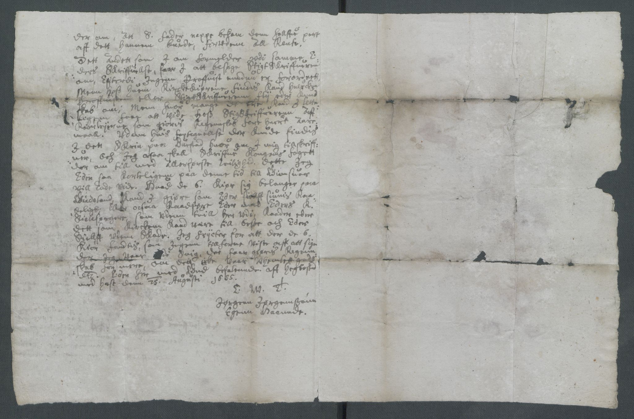 Riksarkivets diplomsamling, AV/RA-EA-5965/F02/L0166: Dokumenter, 1654-1656, s. 152