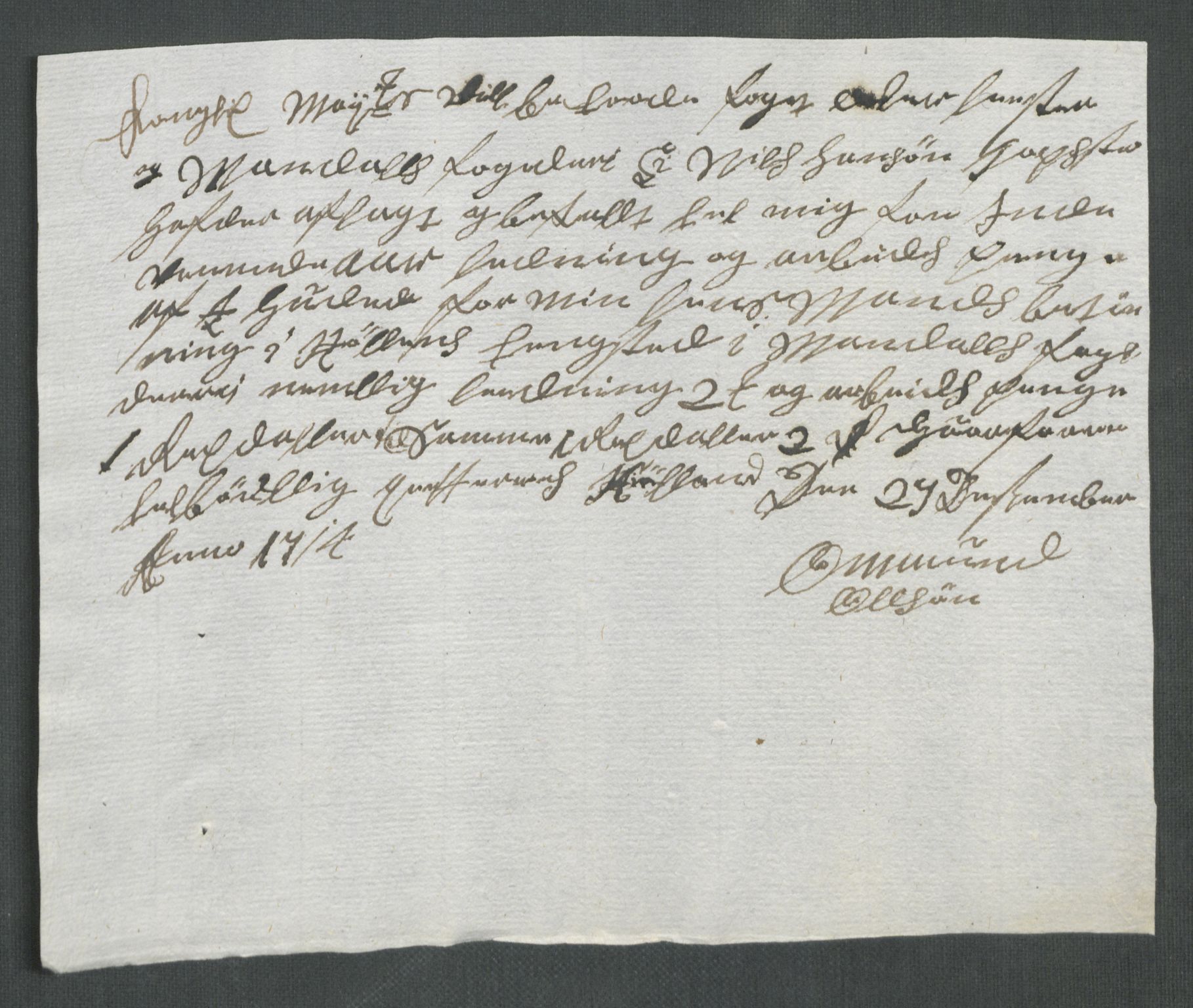 Rentekammeret inntil 1814, Reviderte regnskaper, Fogderegnskap, RA/EA-4092/R43/L2558: Fogderegnskap Lista og Mandal, 1714, s. 139