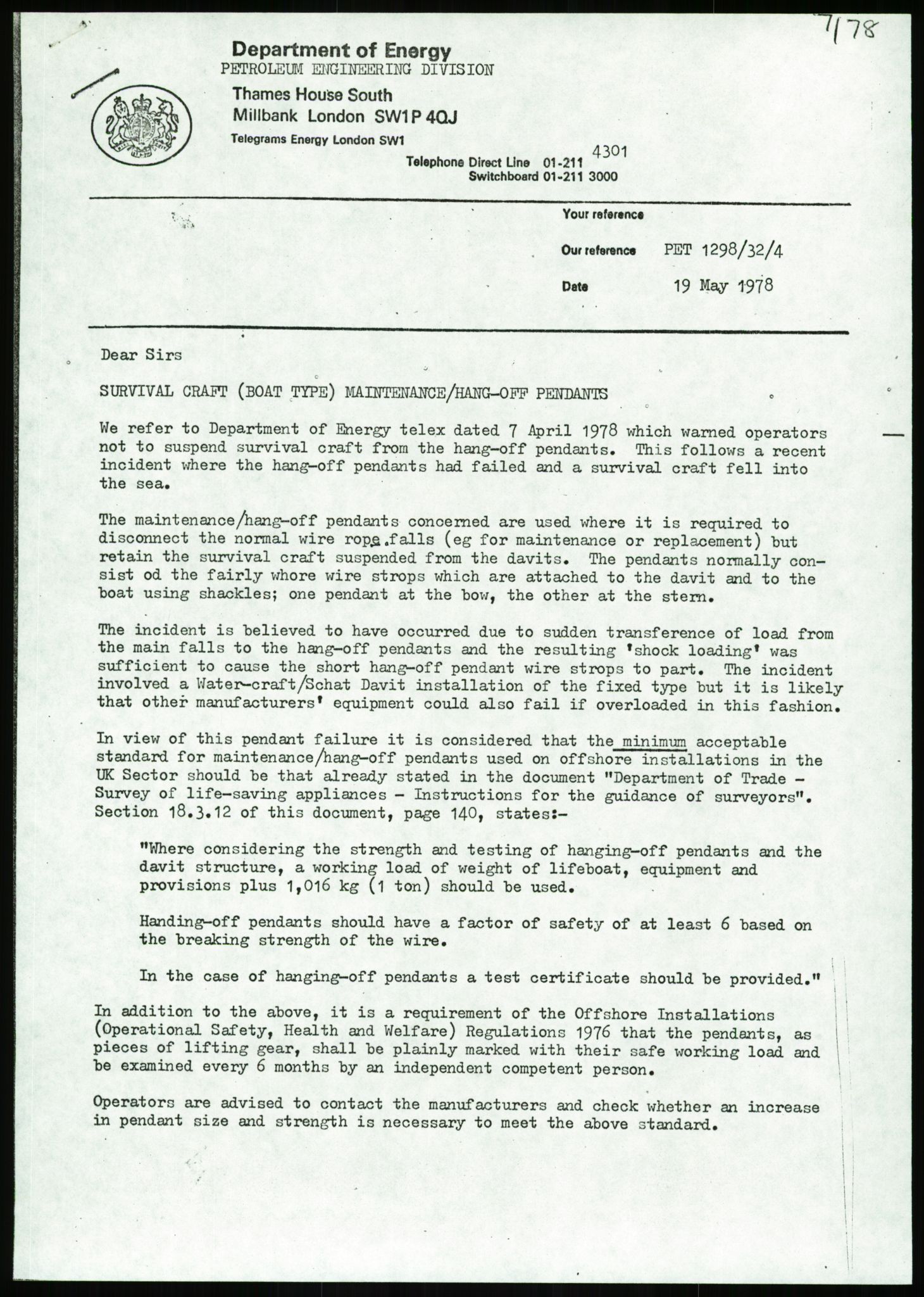 Justisdepartementet, Granskningskommisjonen ved Alexander Kielland-ulykken 27.3.1980, AV/RA-S-1165/D/L0014: J Department of Energy (Doku.liste + J1-J10 av 11)/K Department of Trade (Doku.liste + K1-K4 av 4), 1980-1981, s. 882