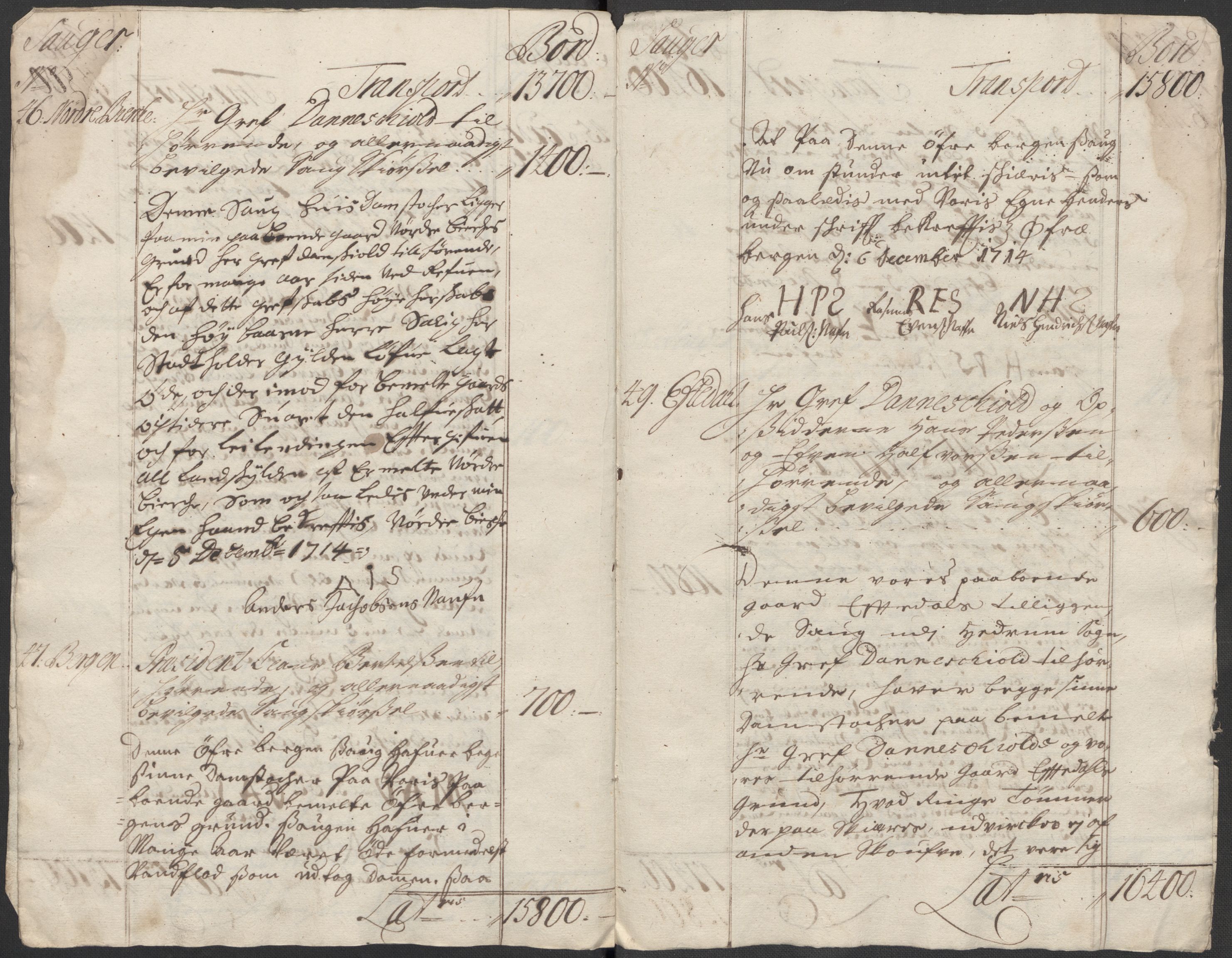 Rentekammeret inntil 1814, Reviderte regnskaper, Fogderegnskap, RA/EA-4092/R33/L1986: Fogderegnskap Larvik grevskap, 1714-1715, s. 158