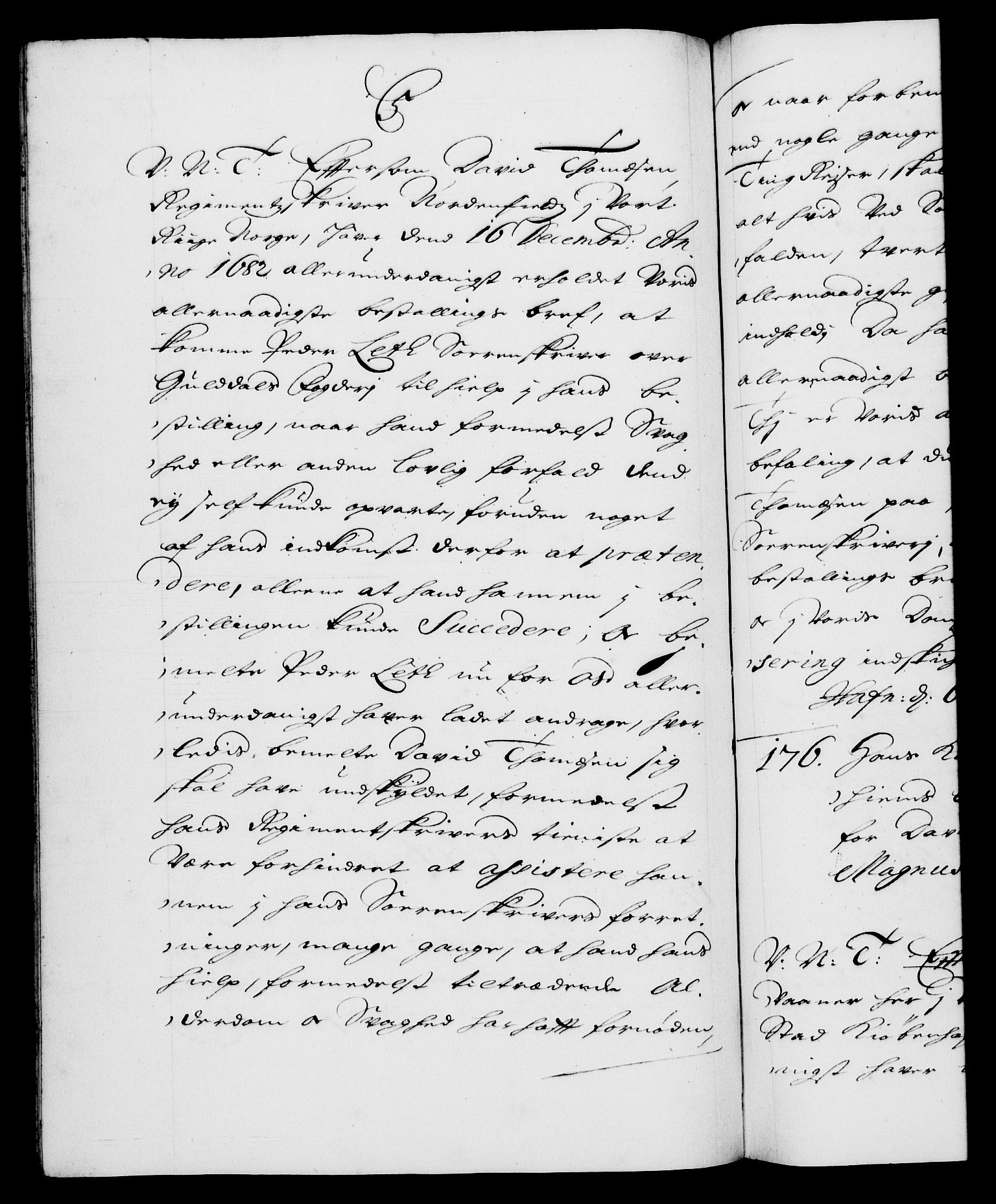 Danske Kanselli 1572-1799, AV/RA-EA-3023/F/Fc/Fca/Fcab/L0014: Norske tegnelser (mikrofilm), 1688-1691, s. 133b
