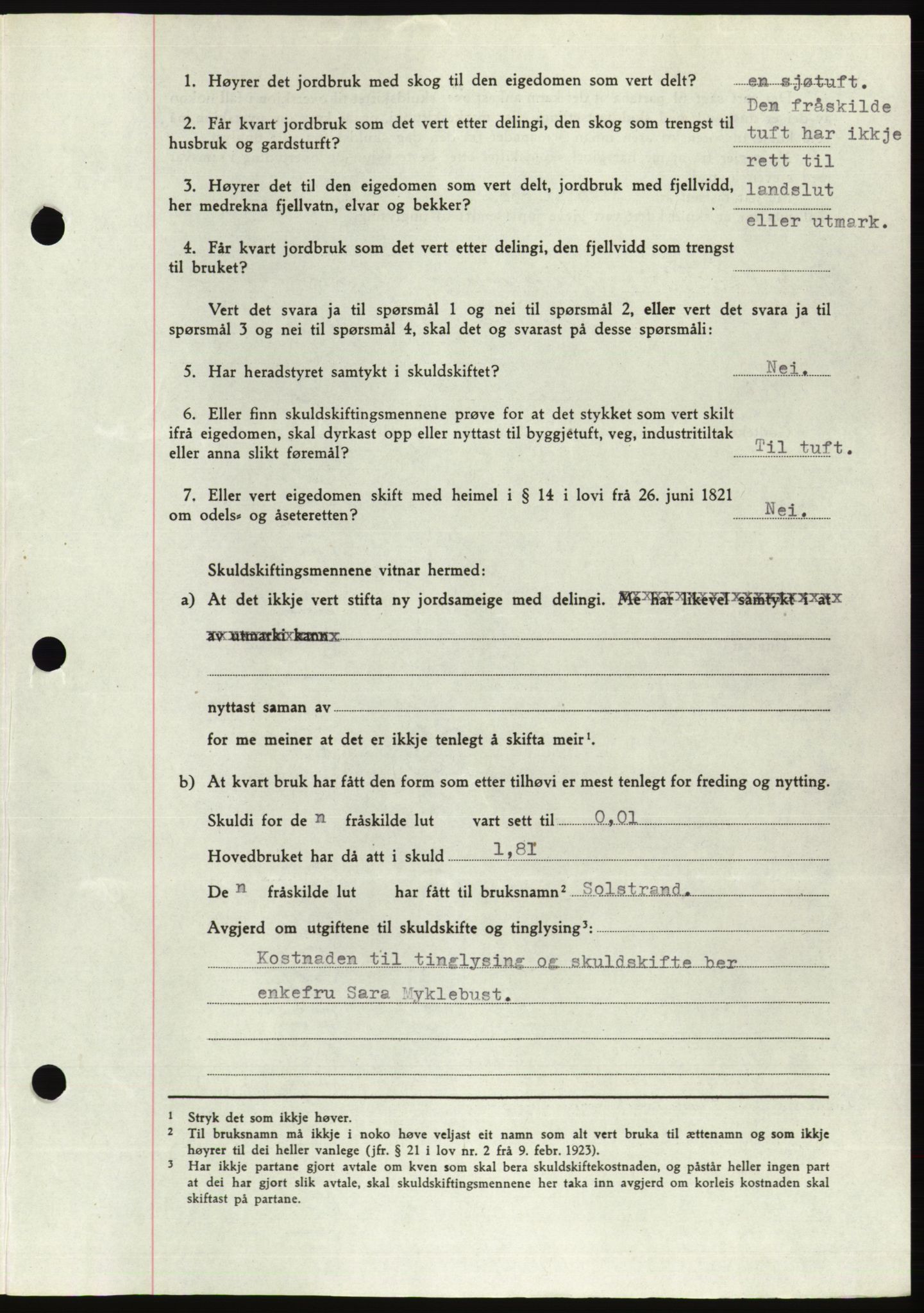 Søre Sunnmøre sorenskriveri, AV/SAT-A-4122/1/2/2C/L0076: Pantebok nr. 2A, 1943-1944, Dagboknr: 676/1944