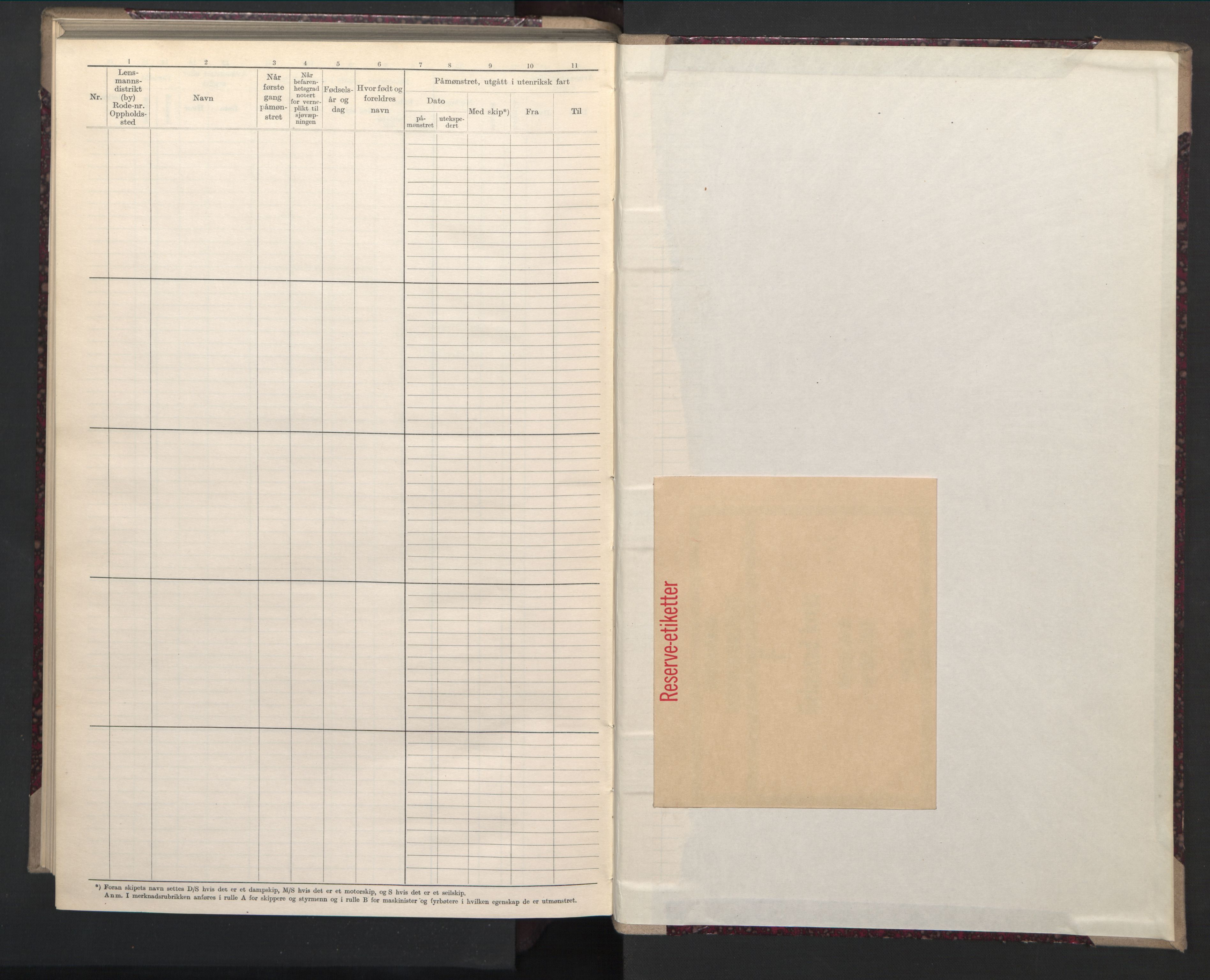 Grimstad mønstringskrets, SAK/2031-0013/F/Fb/L0006: Hovedrulle A nr 3805-3817, F-9, 1943-1948, s. 7