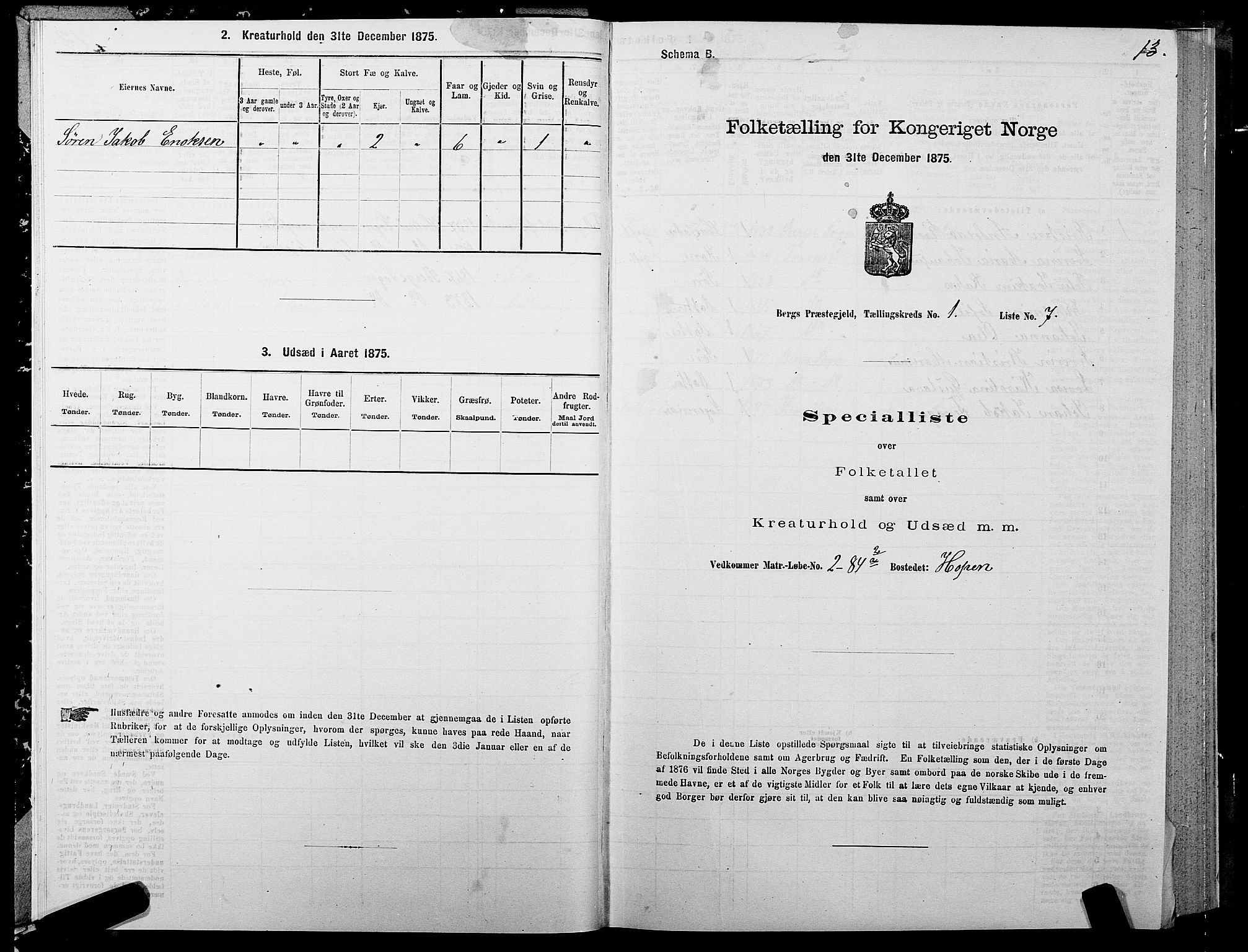 SATØ, Folketelling 1875 for 1929P Berg prestegjeld, 1875, s. 1013