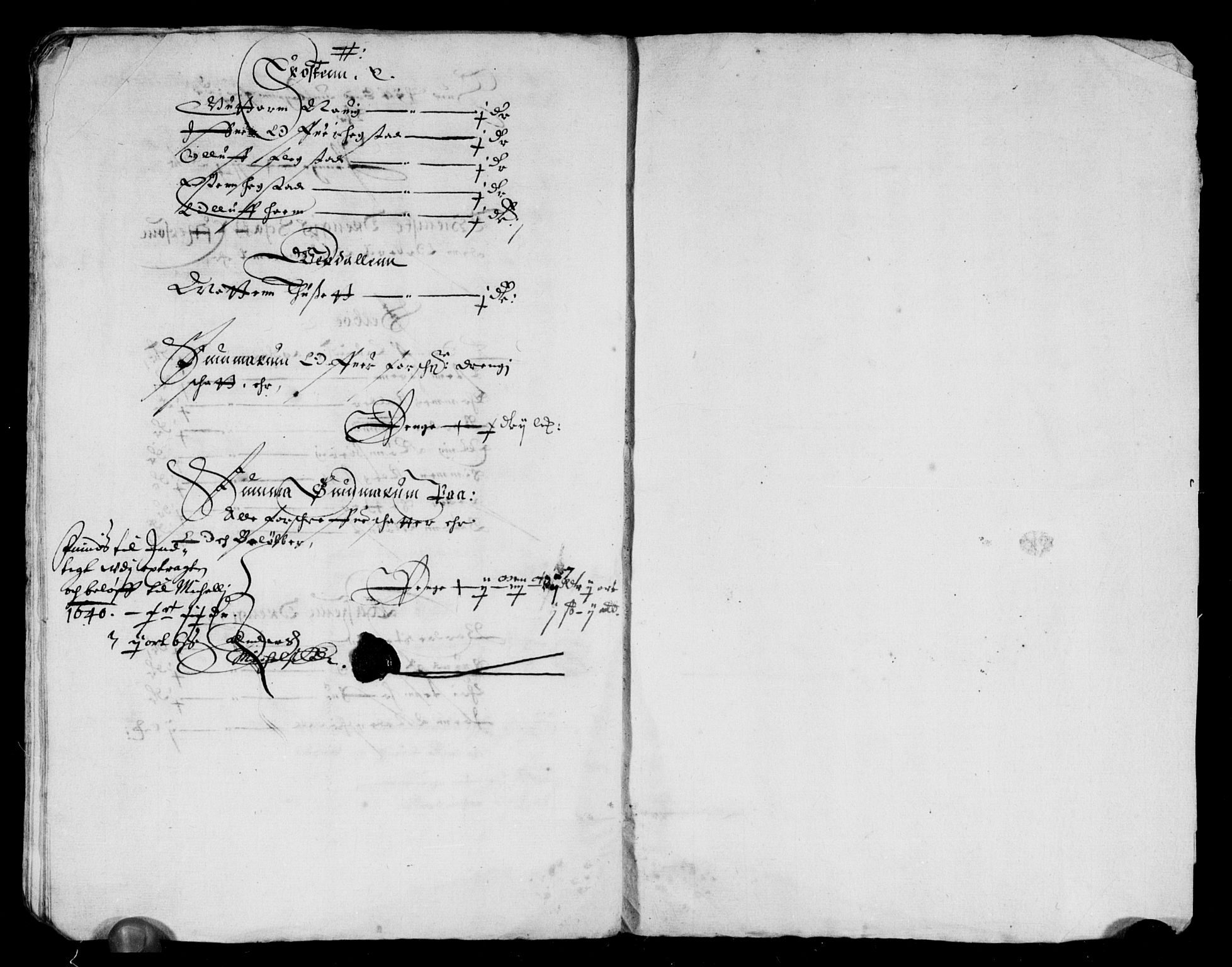 Rentekammeret inntil 1814, Reviderte regnskaper, Lensregnskaper, AV/RA-EA-5023/R/Rb/Rbw/L0075: Trondheim len, 1640-1643