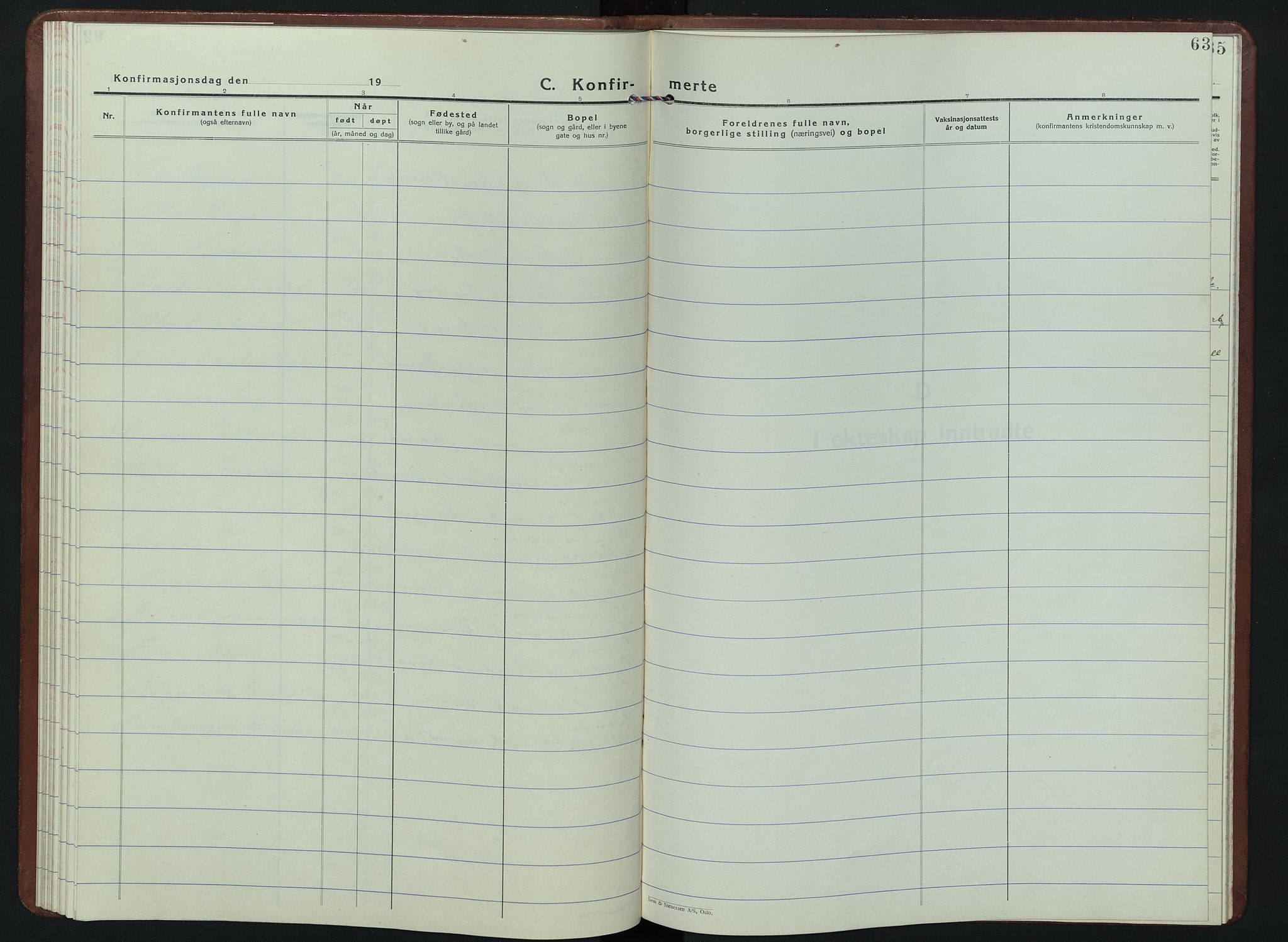 Tynset prestekontor, AV/SAH-PREST-058/H/Ha/Hab/L0013: Klokkerbok nr. 13, 1930-1946, s. 63