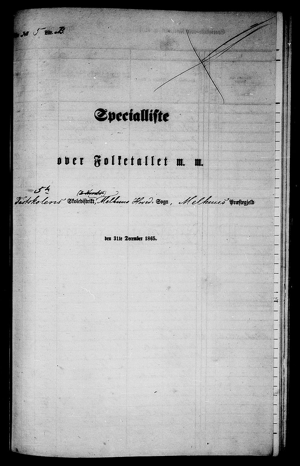 RA, Folketelling 1865 for 1653P Melhus prestegjeld, 1865, s. 102