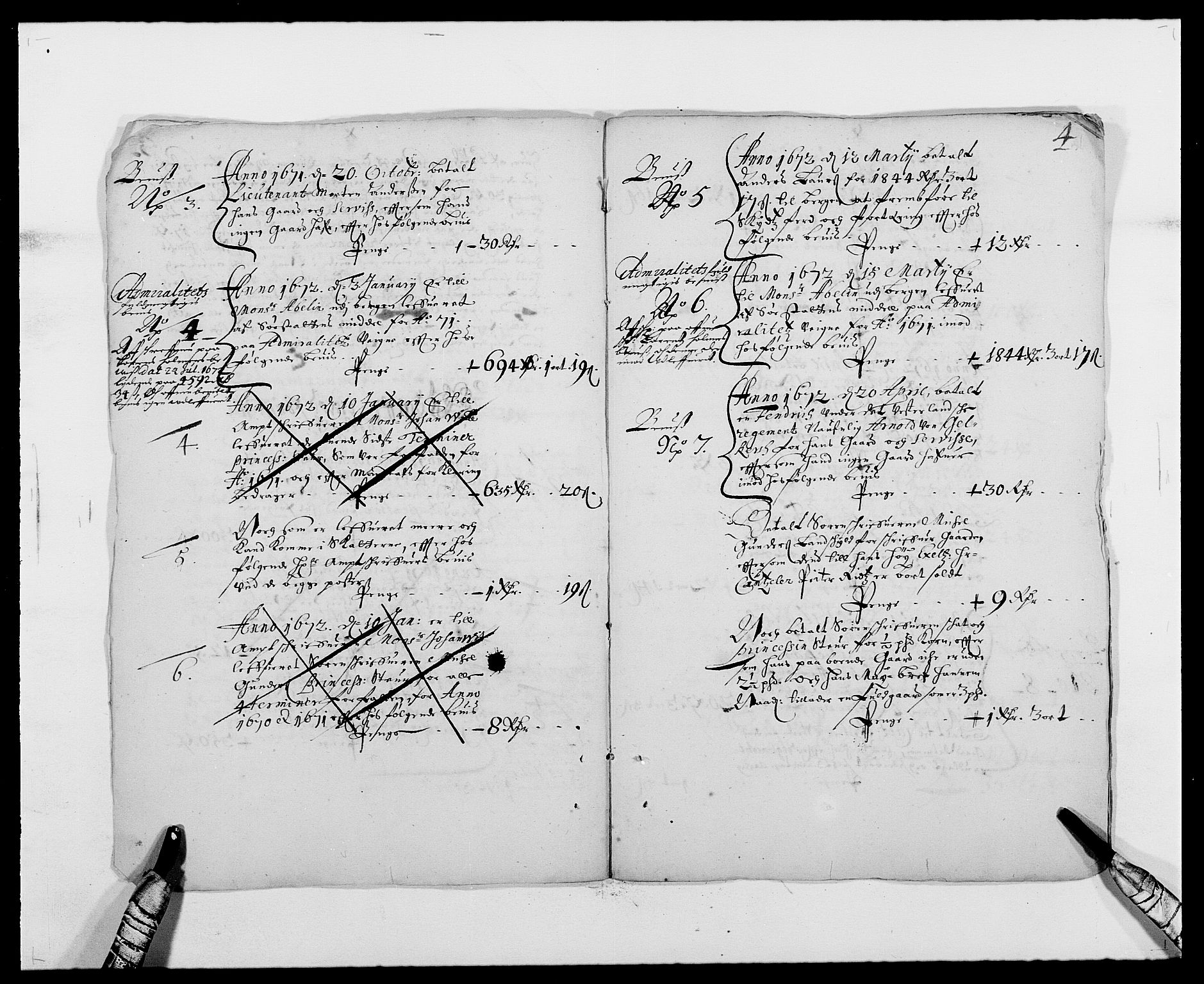 Rentekammeret inntil 1814, Reviderte regnskaper, Fogderegnskap, AV/RA-EA-4092/R46/L2713: Fogderegnskap Jæren og Dalane, 1671-1672, s. 4