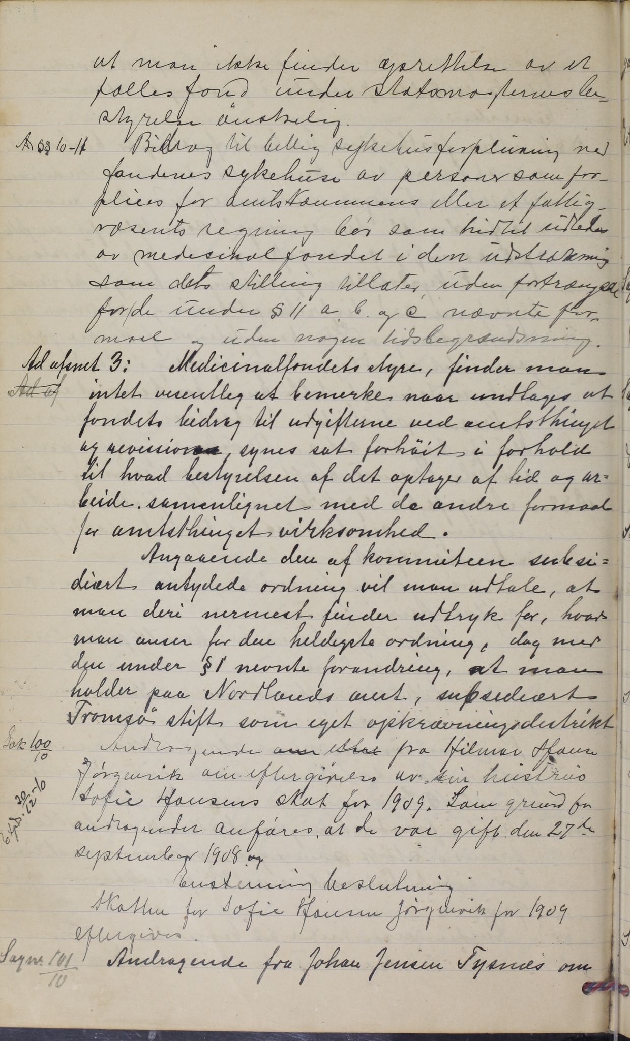 Hamarøy kommune. Formannskapet, AIN/K-18490.150/100/L0002: Møtebok, 1901-1914