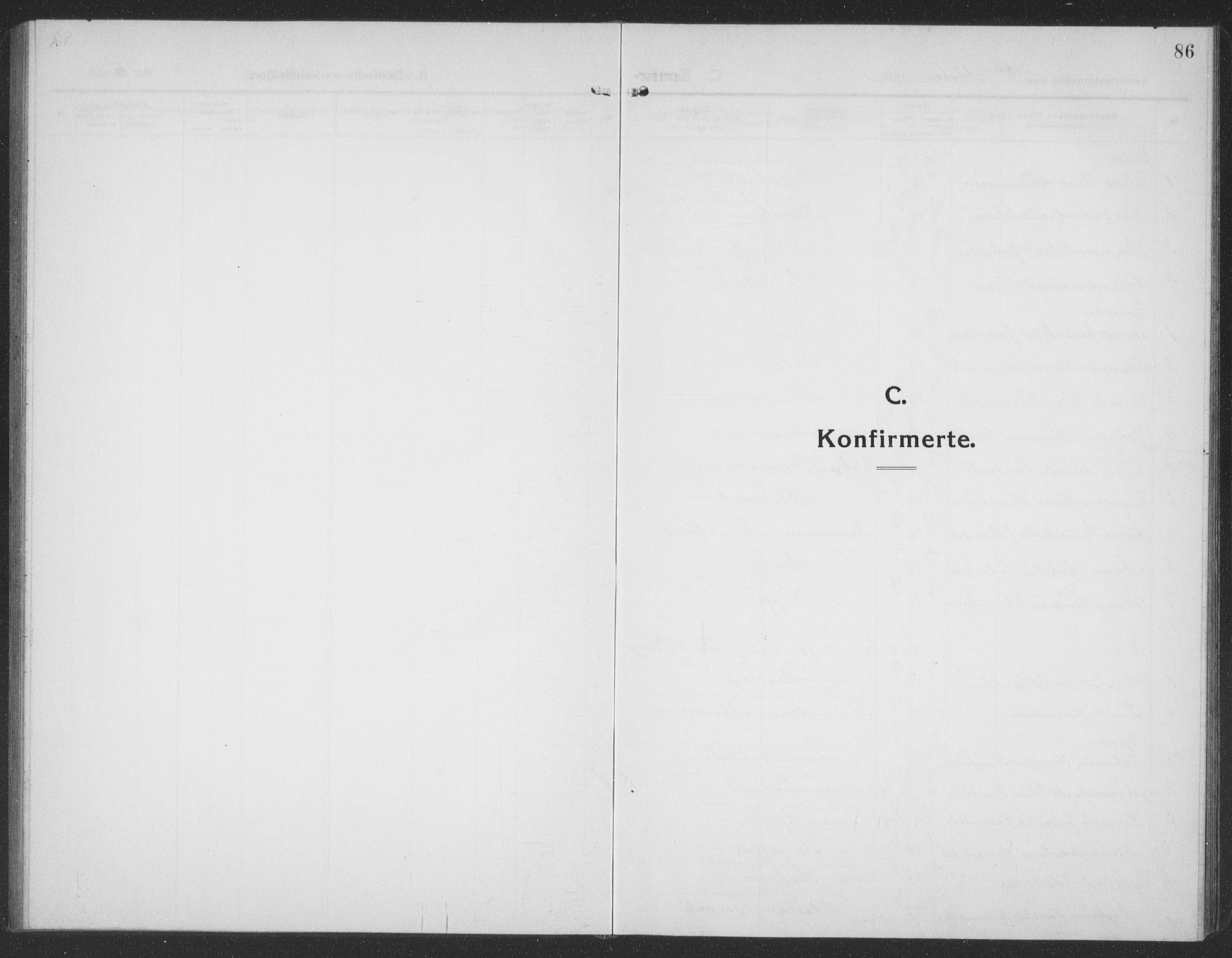 Ministerialprotokoller, klokkerbøker og fødselsregistre - Møre og Romsdal, AV/SAT-A-1454/512/L0169: Klokkerbok nr. 512C01, 1910-1935, s. 86