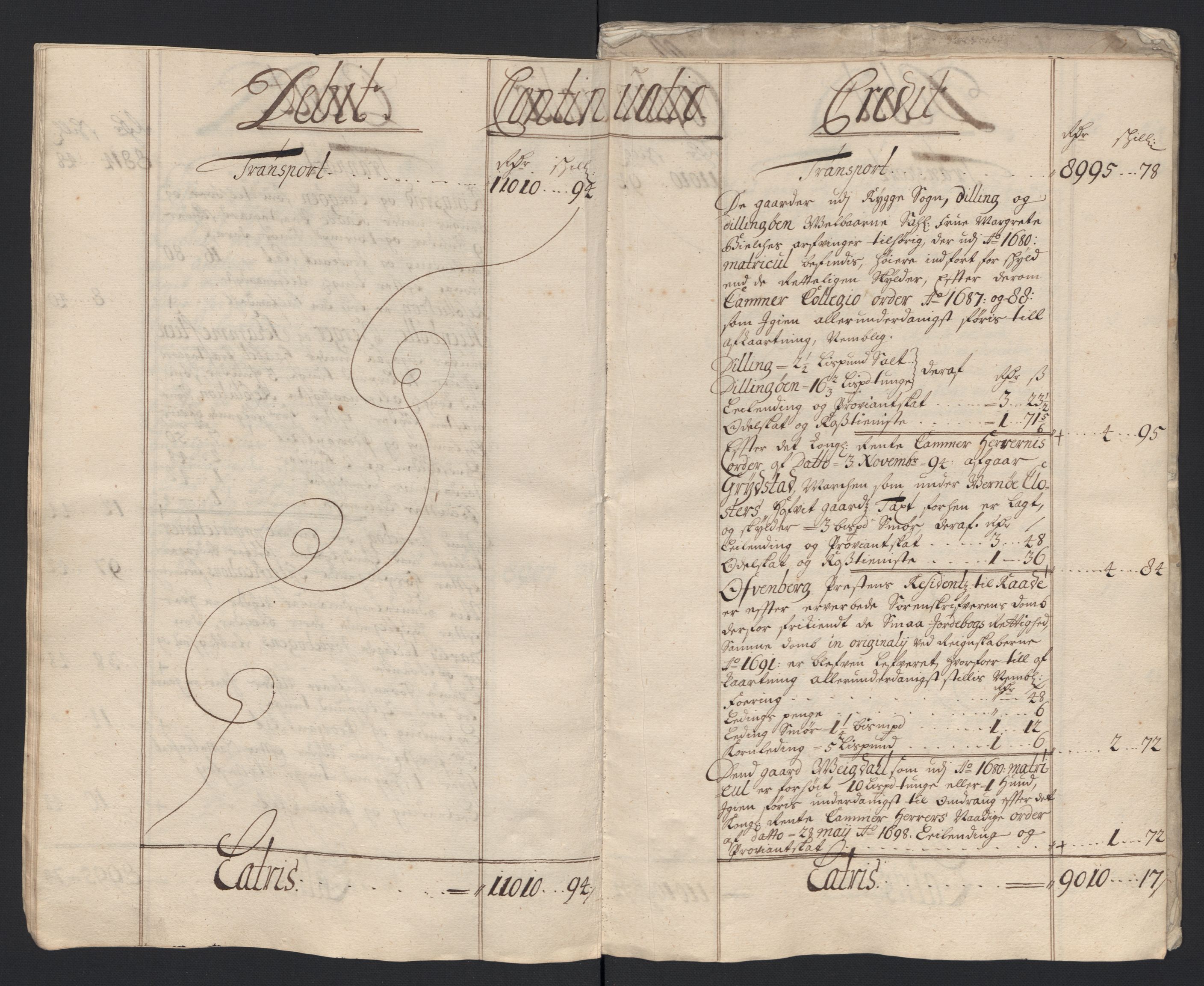 Rentekammeret inntil 1814, Reviderte regnskaper, Fogderegnskap, AV/RA-EA-4092/R04/L0133: Fogderegnskap Moss, Onsøy, Tune, Veme og Åbygge, 1705-1706, s. 9