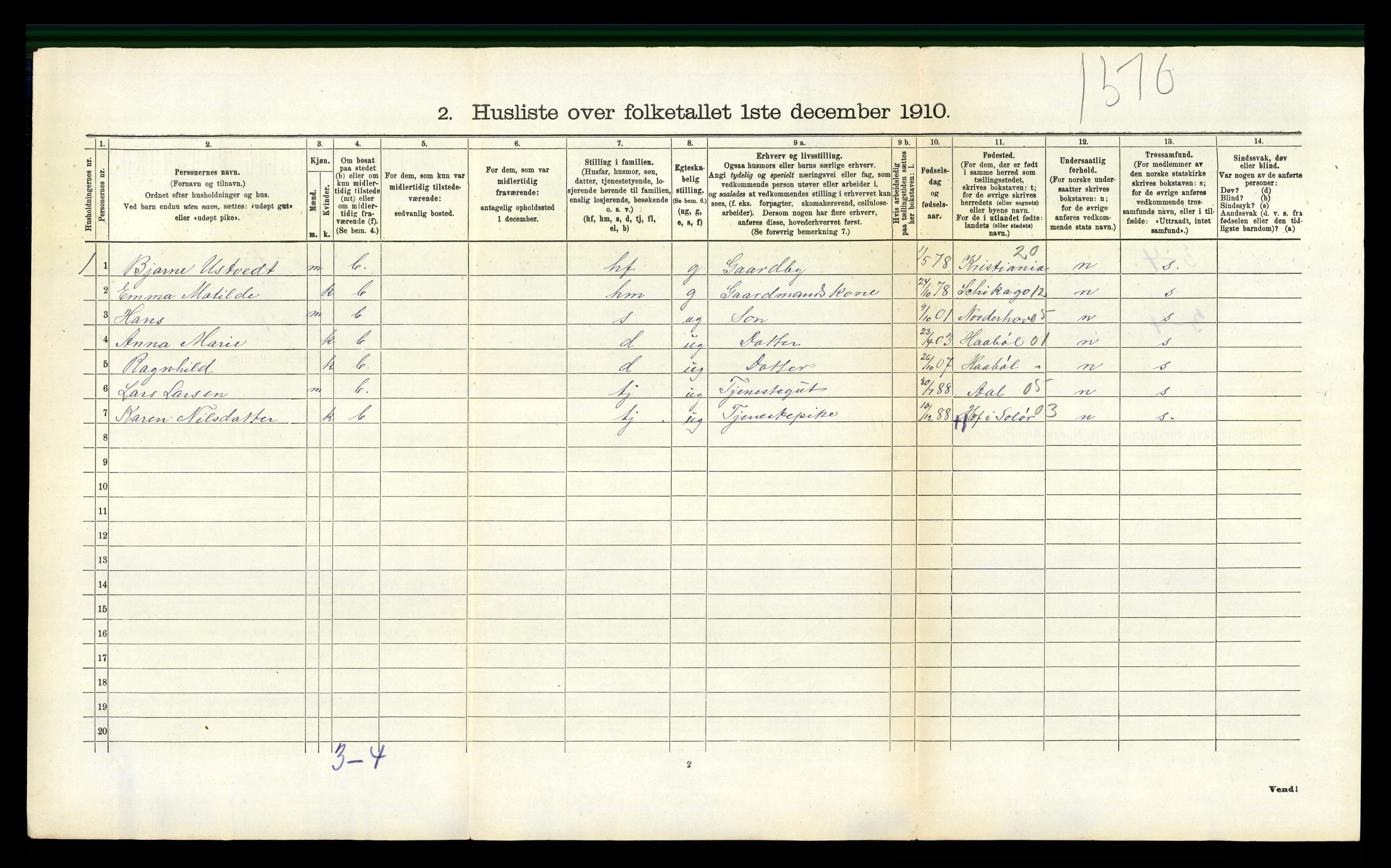 RA, Folketelling 1910 for 0715 Botne herred, 1910, s. 515