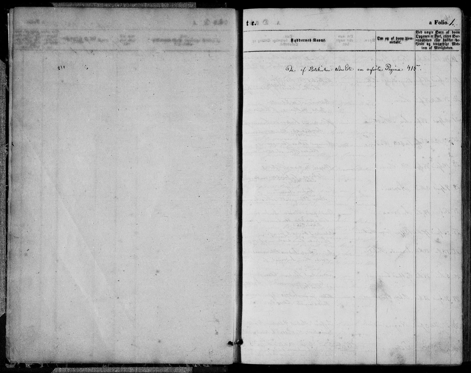 Farsund sokneprestkontor, SAK/1111-0009/F/Fa/L0005: Ministerialbok nr. A 5, 1863-1886, s. 1